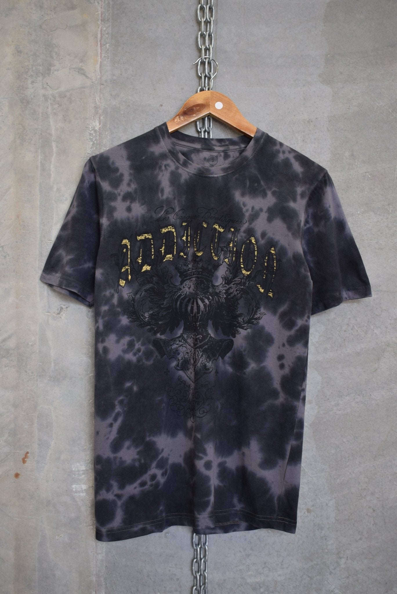 Addiction Y2K Graphic Tee — 2000s (S) - Retrospective Store