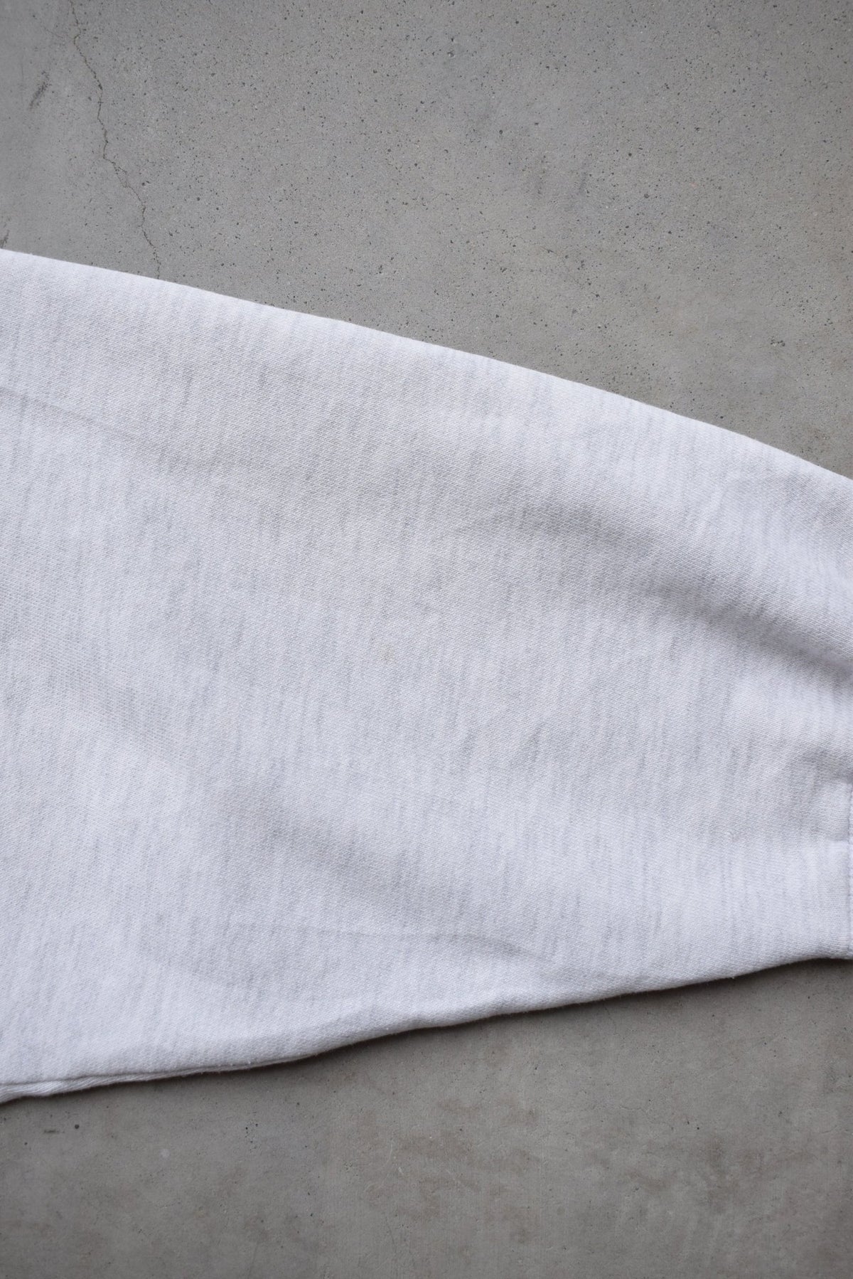 Adidas Athletic Club Grey Embroidered Spellout Crewneck — 1990s (M) - Retrospective Store