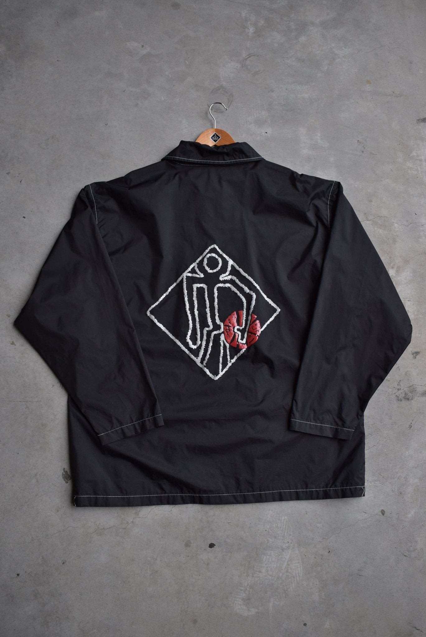 Adidas Basketball Windbreaker Jacket — 1990s (XXL) - Retrospective Store