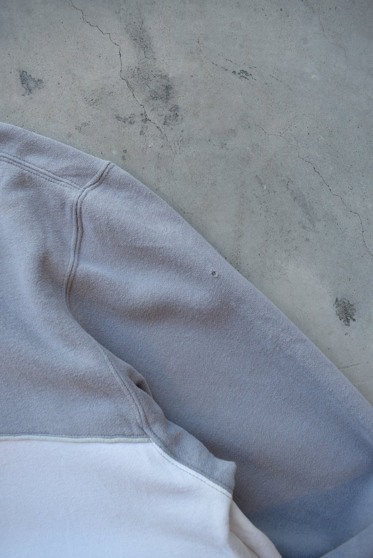 Adidas Cream & Grey Embroidered Spellout Quarter Zip — 1990s (XL) - Retrospective Store