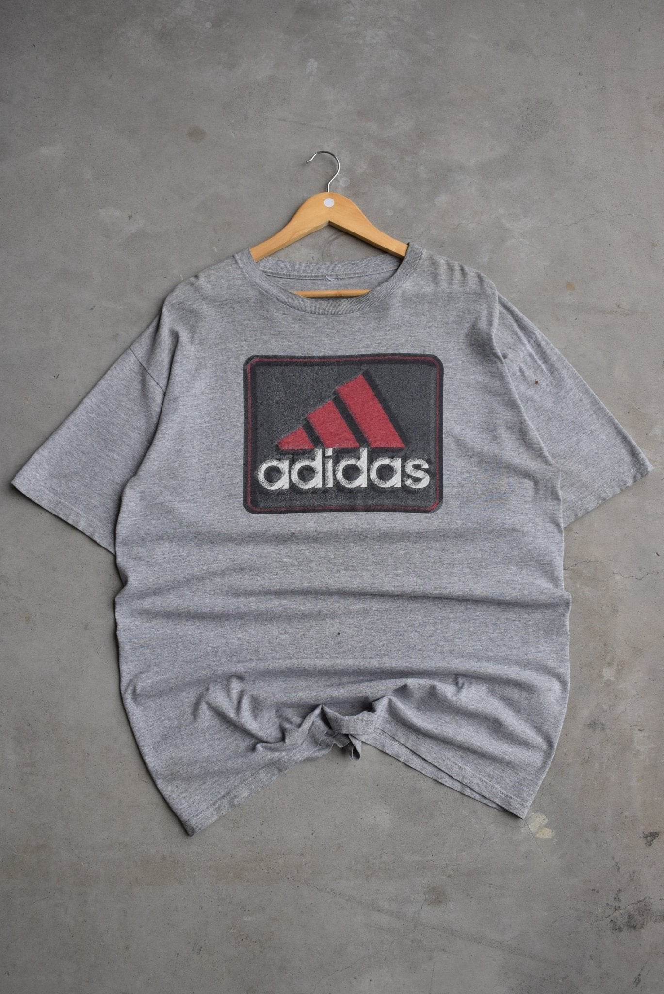 Adidas Graphic Tee — 1990s (XXL) - Retrospective Store