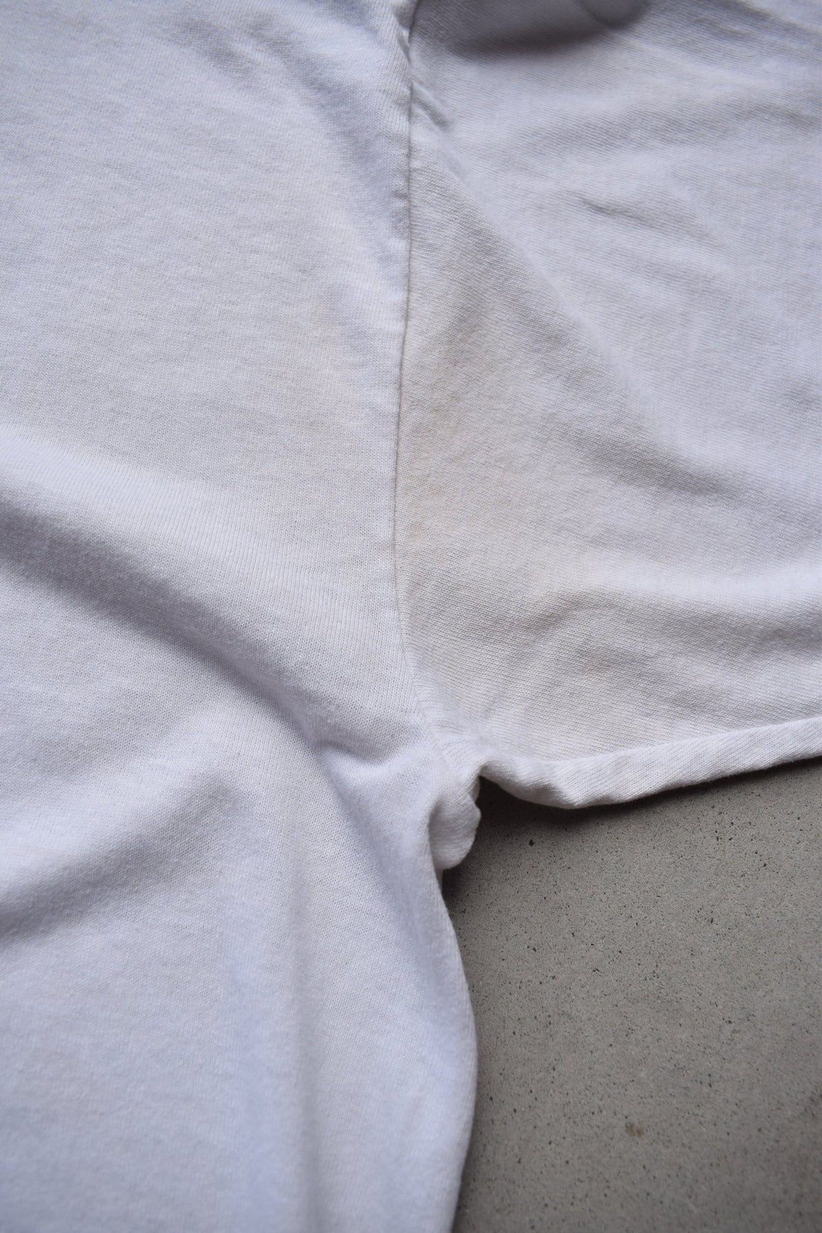 Adidas Parody 'Badass' White Graphic Tee — 1990s (XL) - Retrospective Store