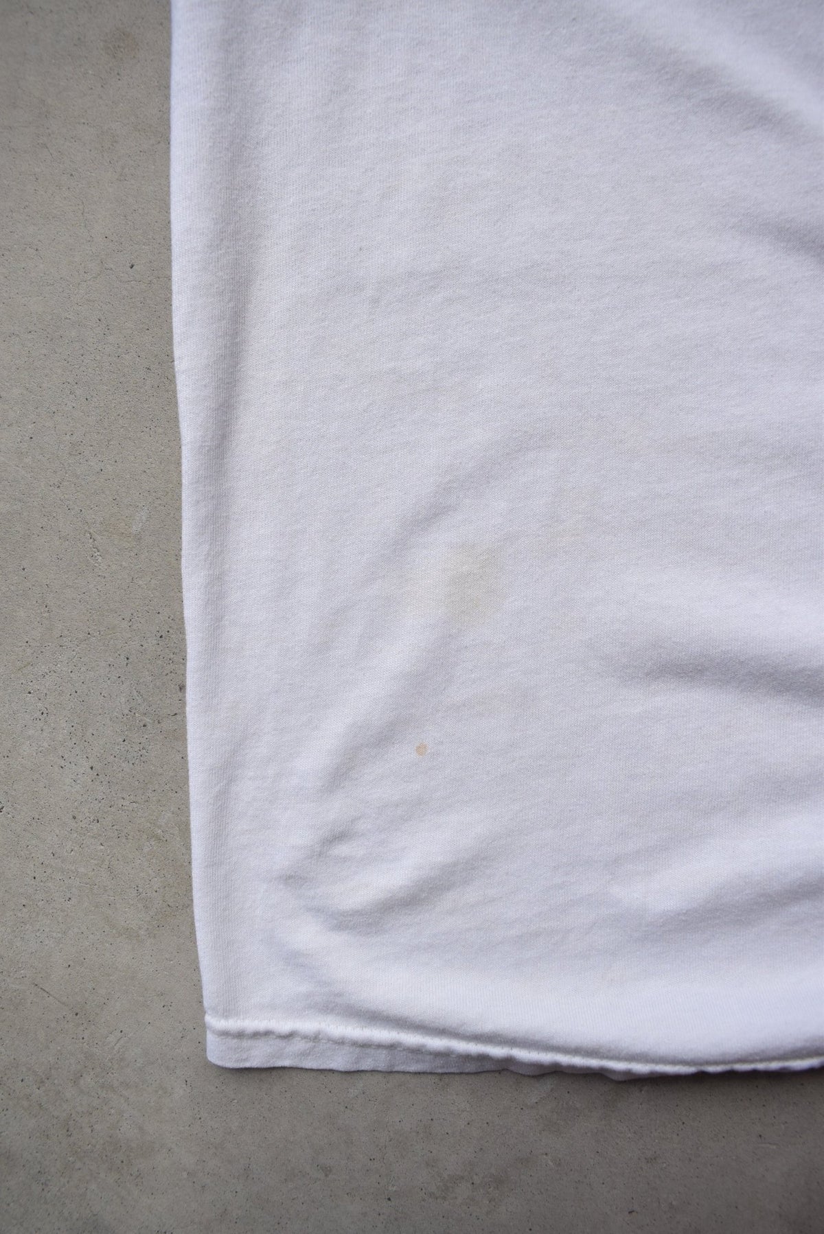 Adidas Parody 'Badass' White Graphic Tee — 1990s (XL) - Retrospective Store