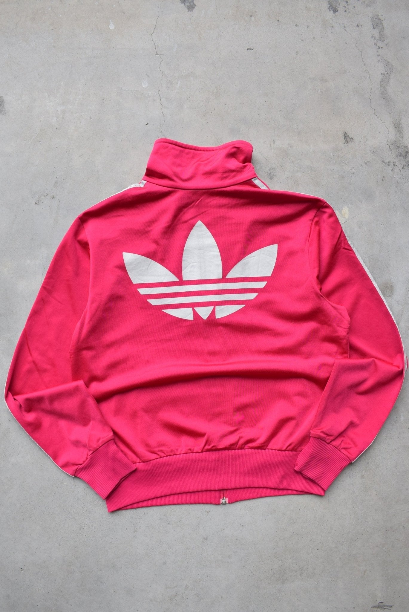 Adidas Pink Embroidered Logo Jacket — 2000s (Women's M/L) - Retrospective Store