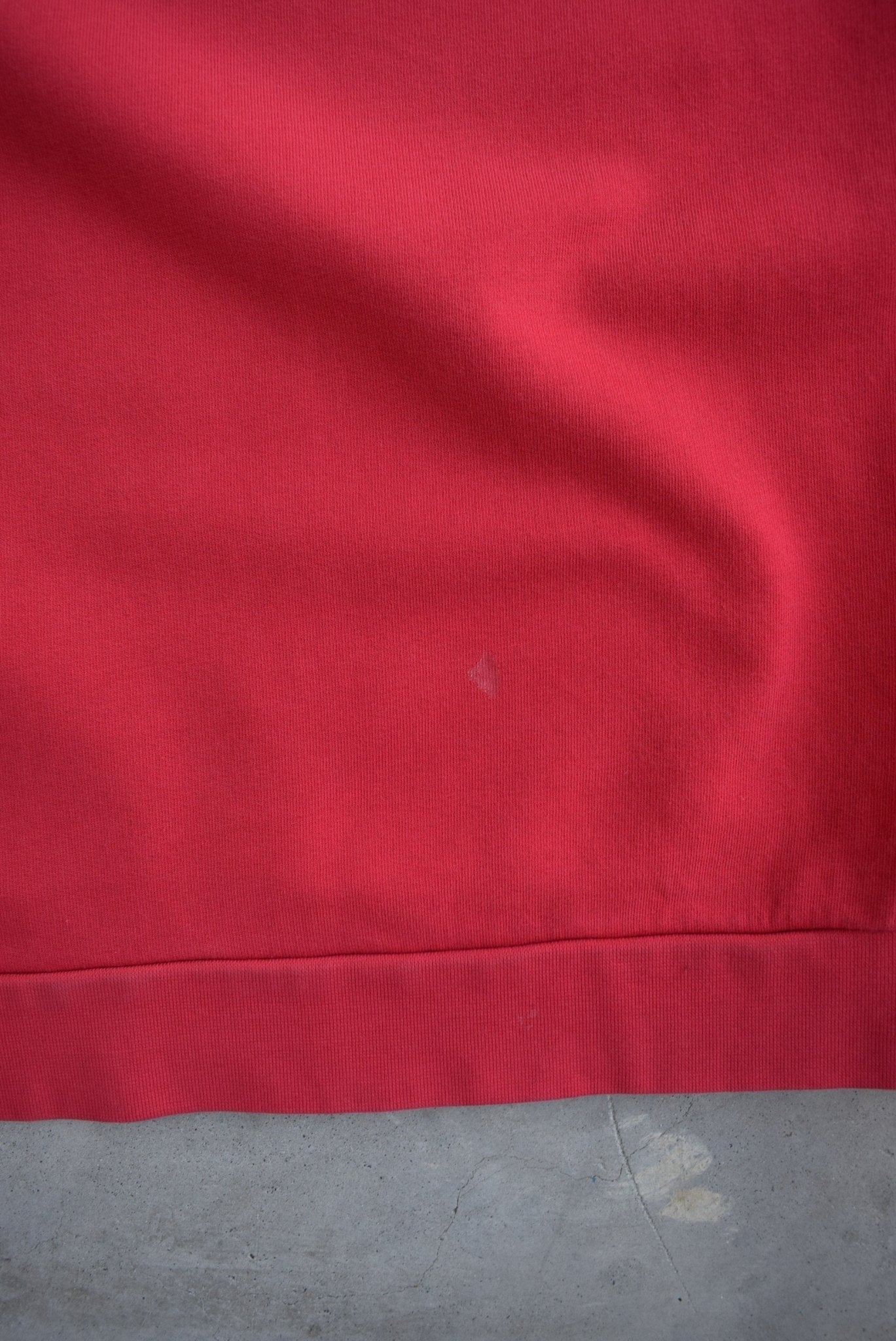 Adidas Red Embroidered Spellout Crewneck — 2000s (L) - Retrospective Store