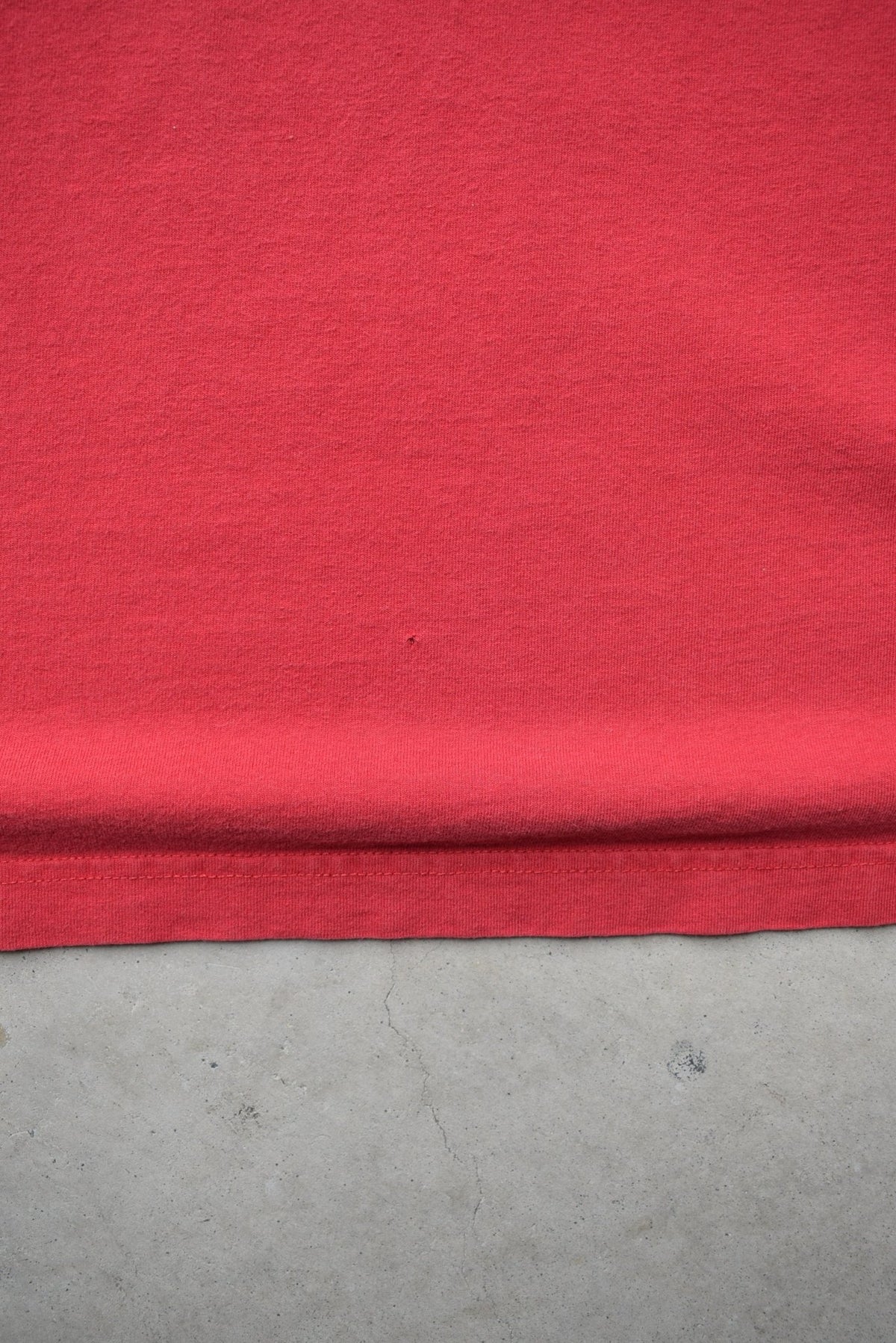 Adidas Red Graphic Tee — 2000s (XL) - Retrospective Store