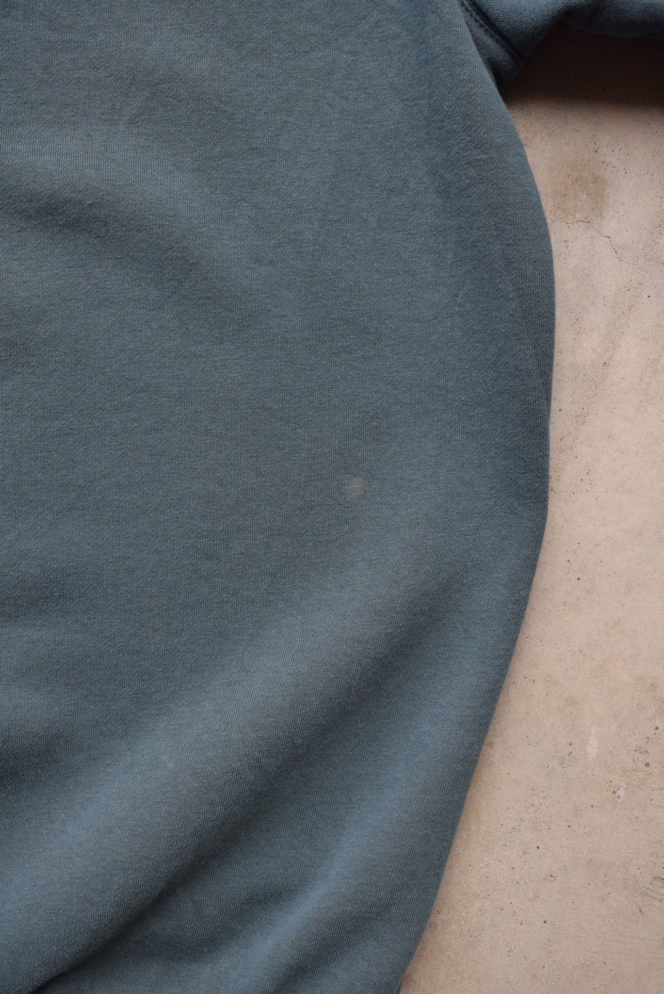 Adidas Slate Grey Embroidered Logo Quarter Zip — 2000s (XXL) - Retrospective Store