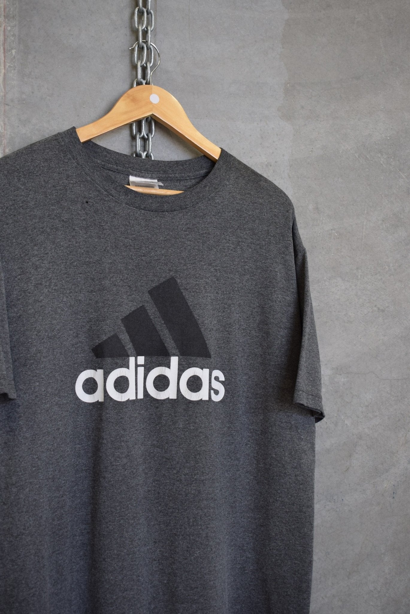 Adidas Spellout Tee — 2000s (L) - Retrospective Store