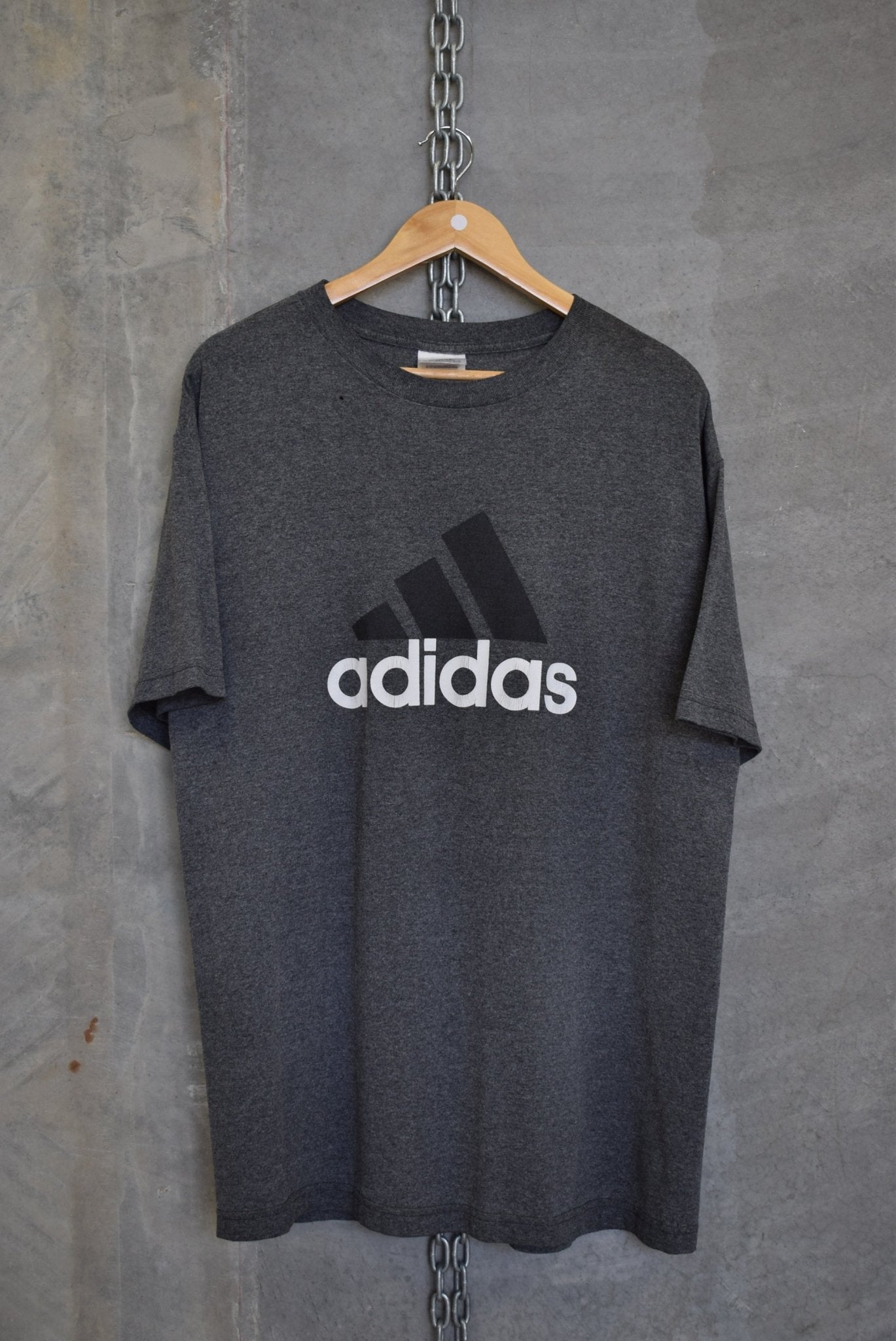 Adidas Spellout Tee — 2000s (L) - Retrospective Store