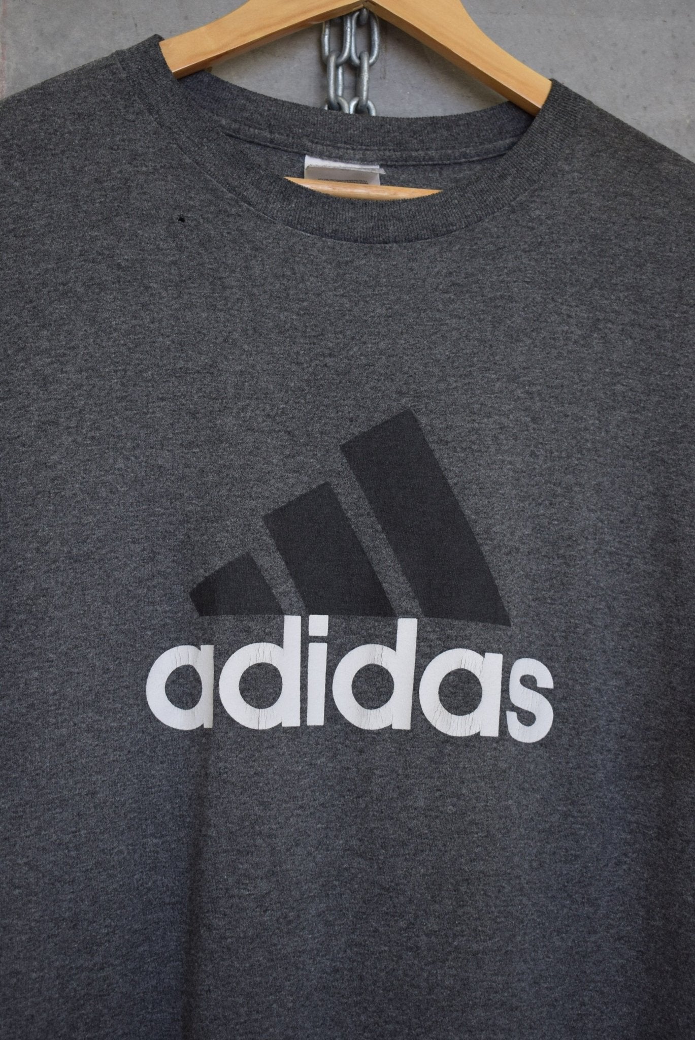 Adidas Spellout Tee — 2000s (L) - Retrospective Store