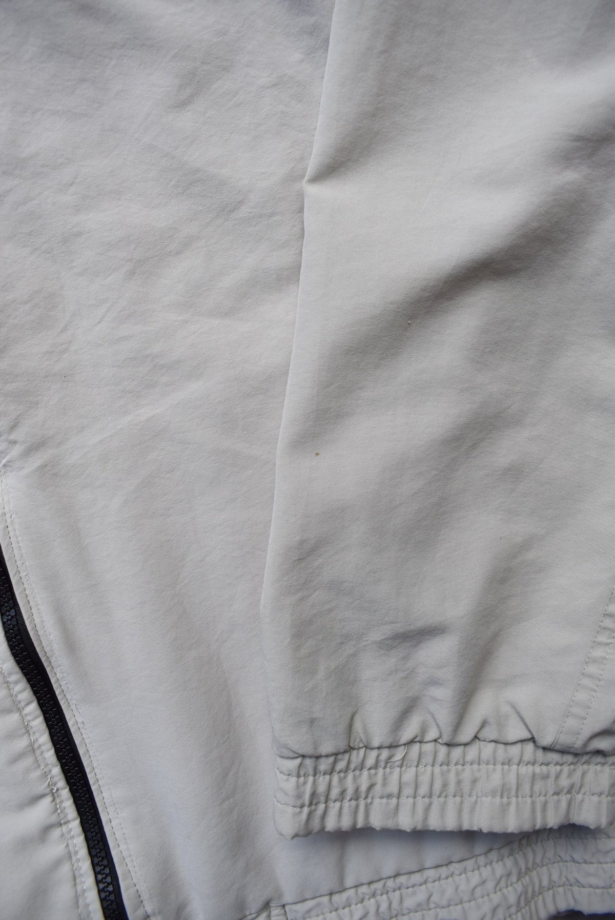 Adidas Tan Embroidered Spellout Jacket — 1990s (L) - Retrospective Store