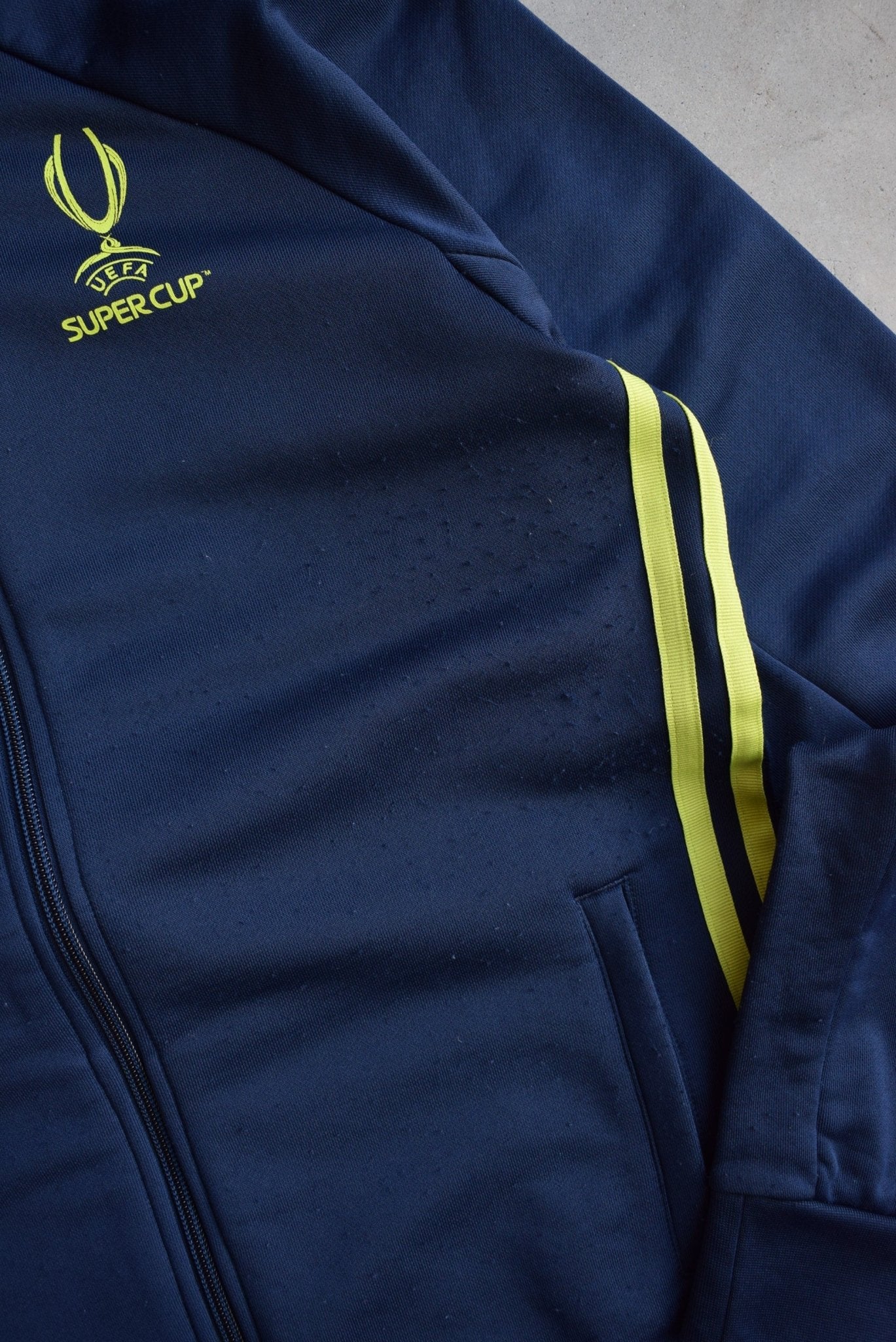 Adidas UEFA Super Cup Navy Jacket — 2000s (S) - Retrospective Store