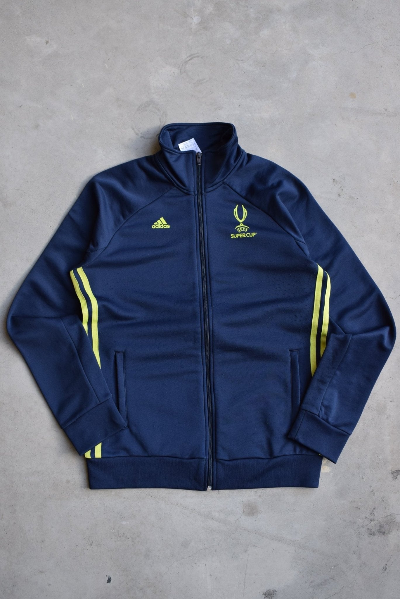 Adidas UEFA Super Cup Navy Jacket — 2000s (S) - Retrospective Store