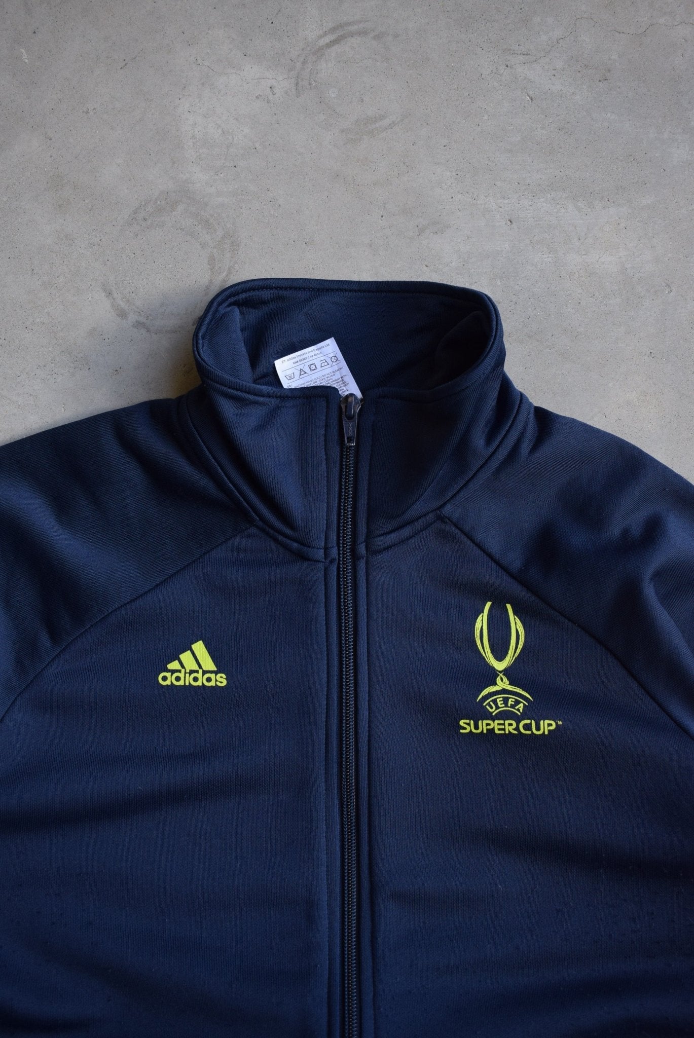 Adidas UEFA Super Cup Navy Jacket — 2000s (S) - Retrospective Store