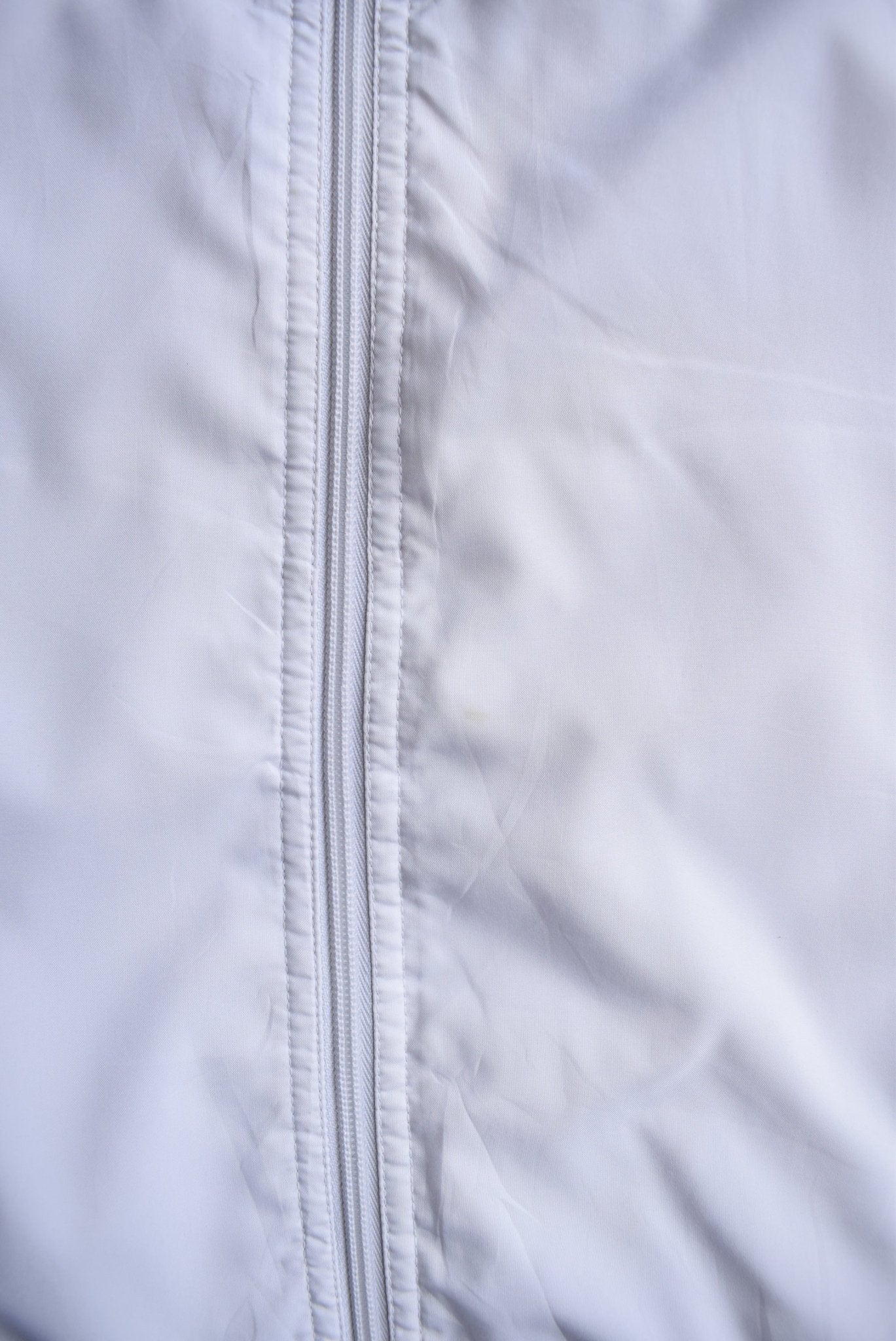 Adidas White Embroidered Jacket — 1990s (M) - Retrospective Store