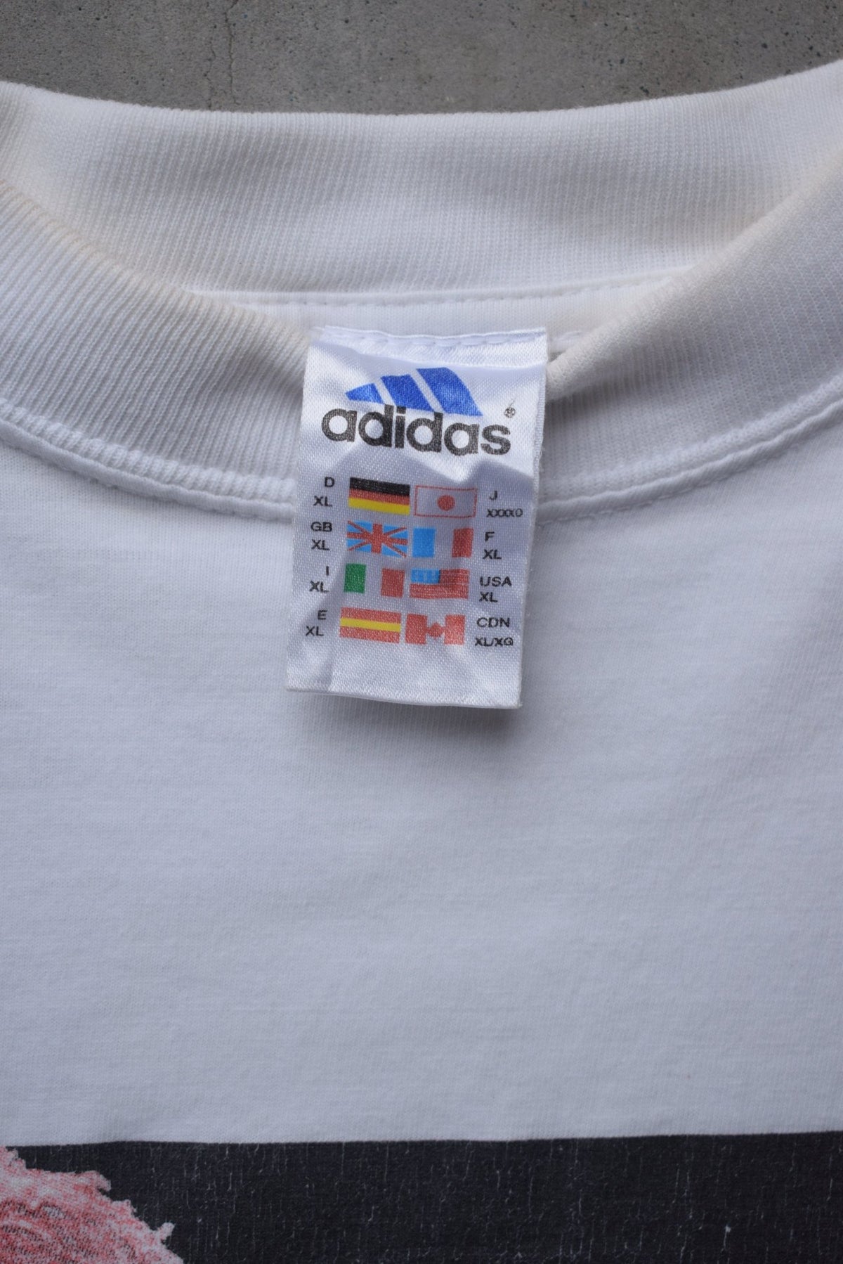 Adidas x Germany National Football Team White Graphic Tee — 1990s (L) - Retrospective Store