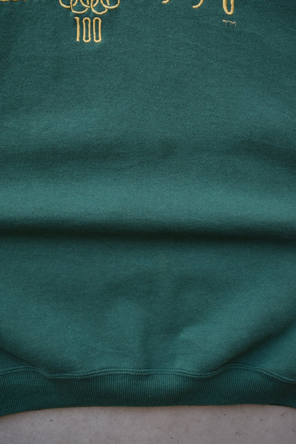 Atlanta Olympics Green Embroidered Crewneck — 1996 (M/L) - Retrospective Store