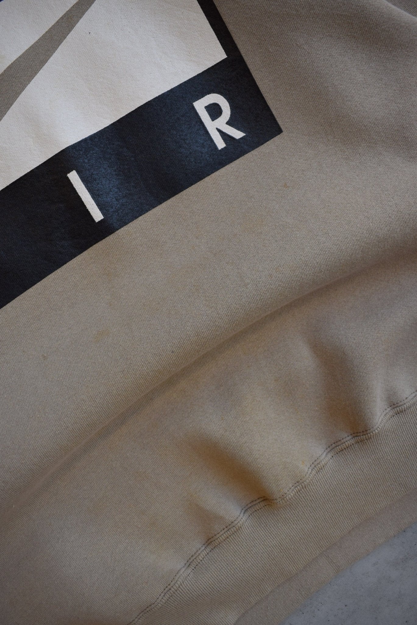 Bootleg Nike Air Spellout Crewneck — 1990s (L) - Retrospective Store