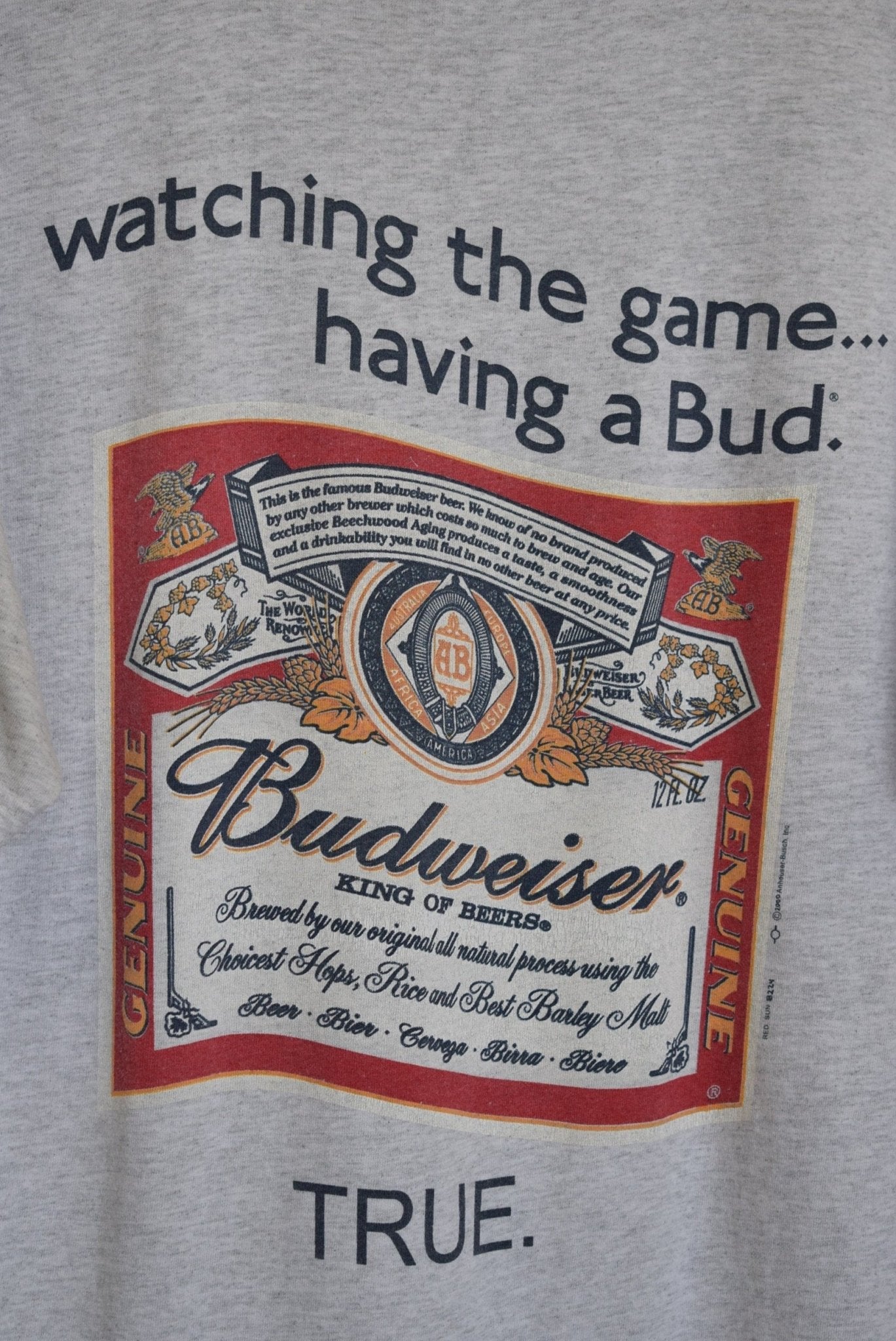 Budweiser 'Whassup!' Graphic Tee — 2000 (L) - Retrospective Store