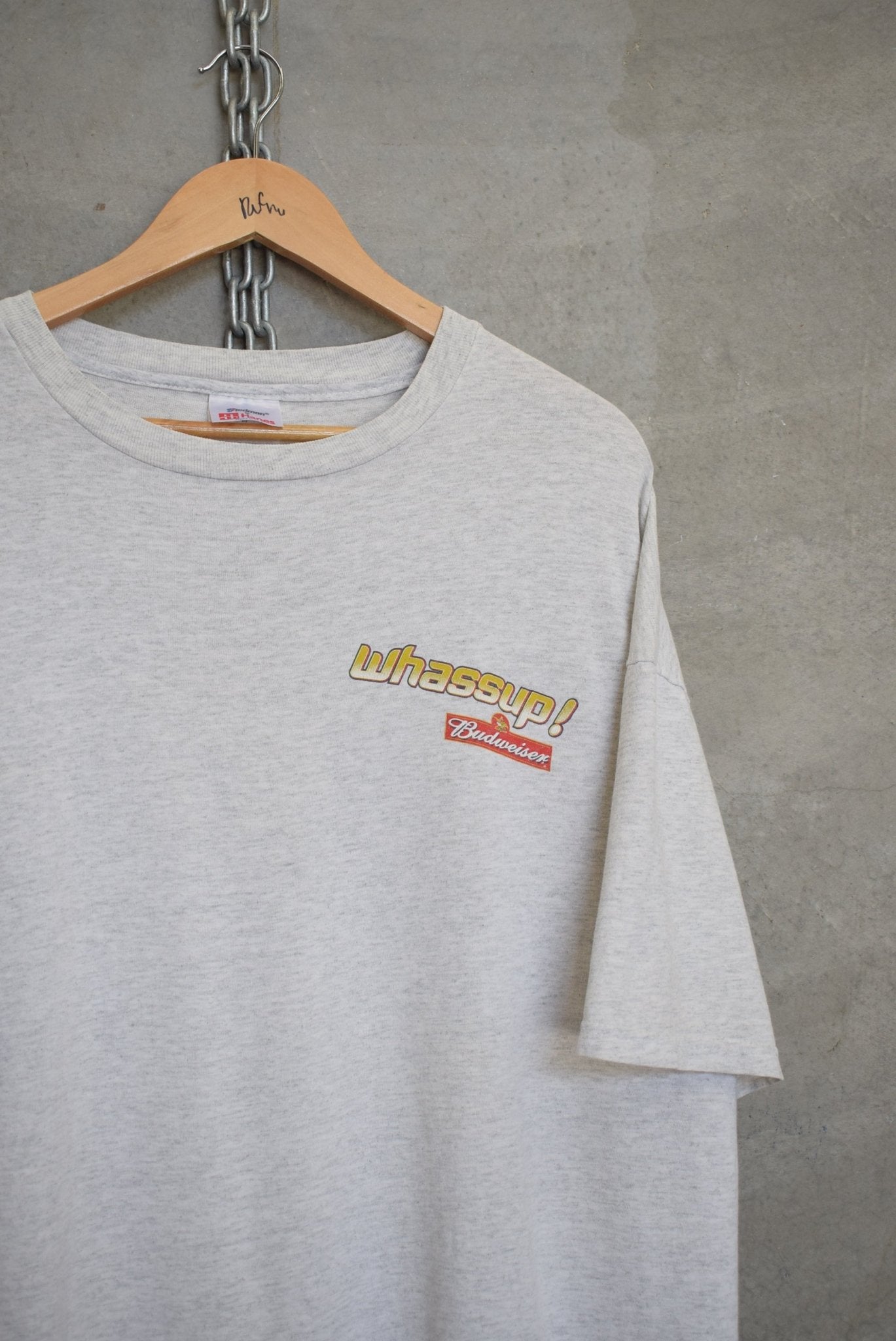 Budweiser 'Whassup!' Graphic Tee — 2000s (XL) - Retrospective Store