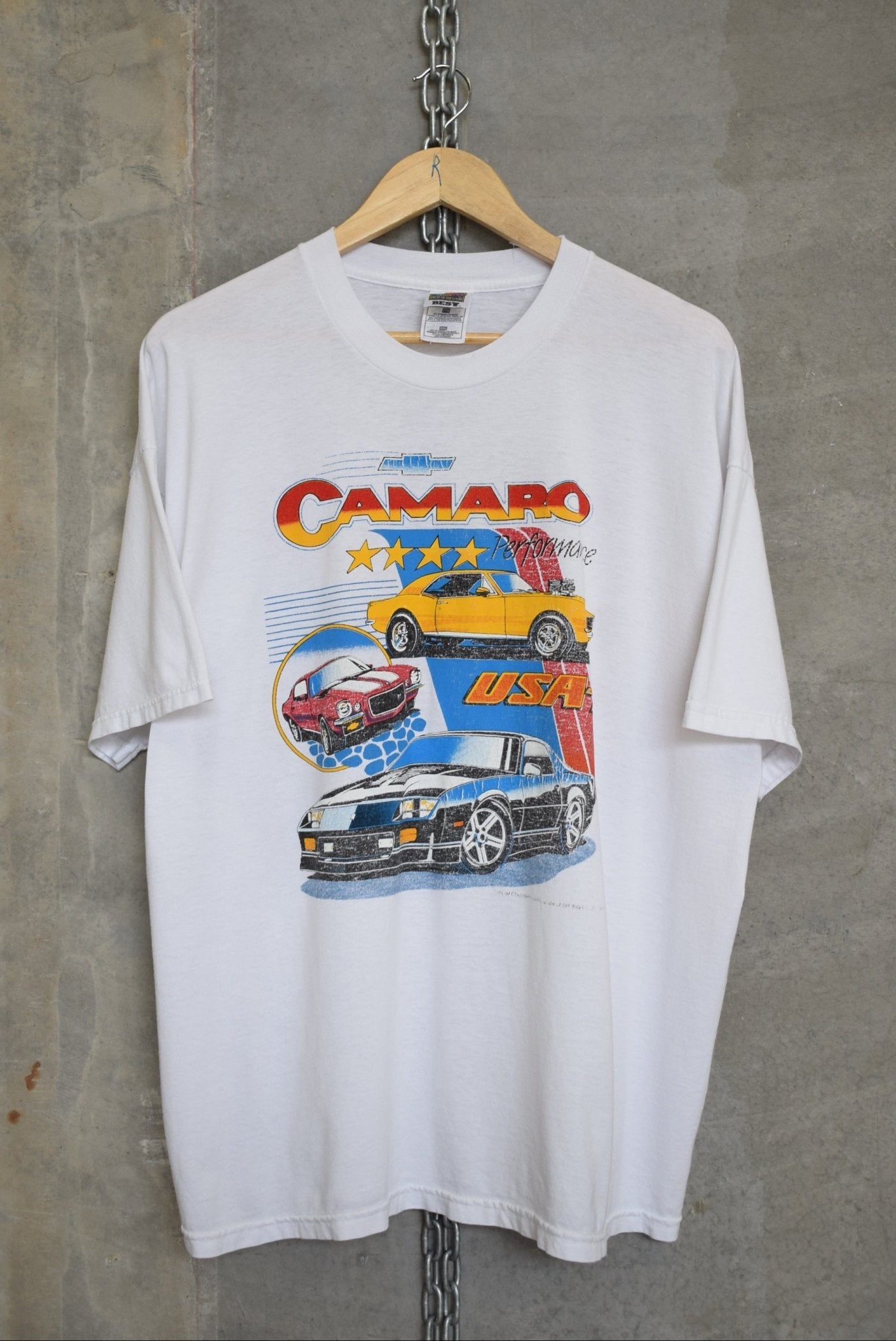 Camaro Performance USA Graphic Tee — 1990s (L) - Retrospective Store