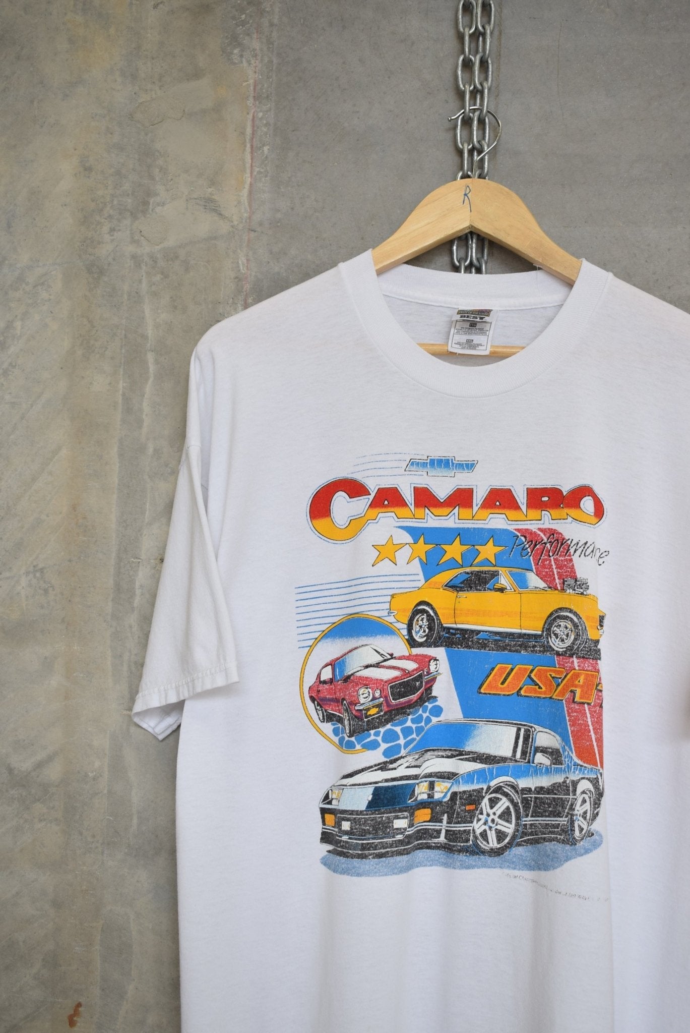 Camaro Performance USA Graphic Tee — 1990s (L) - Retrospective Store