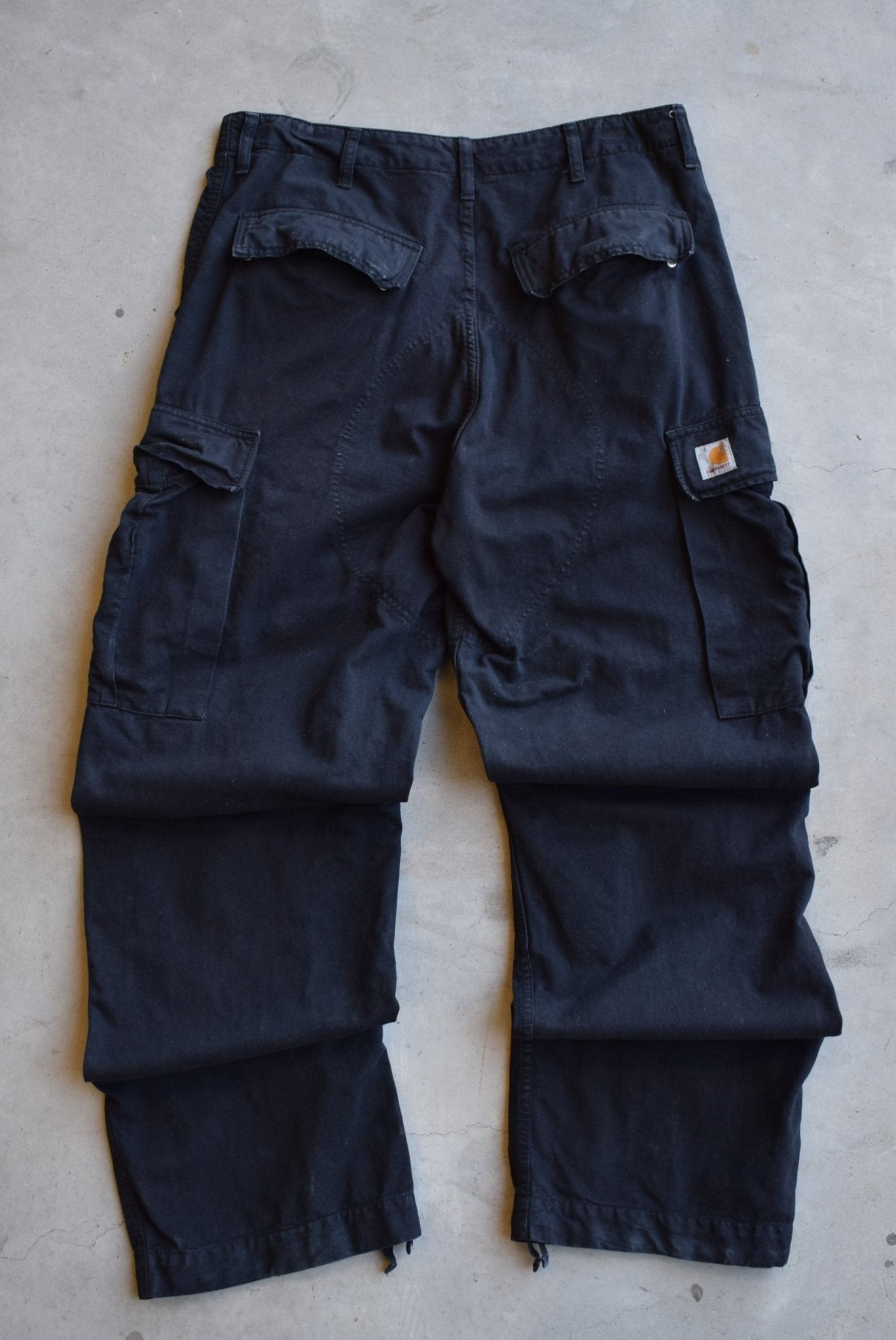 Carhartt Black Cargo Pants — 2000s (35) - Retrospective Store