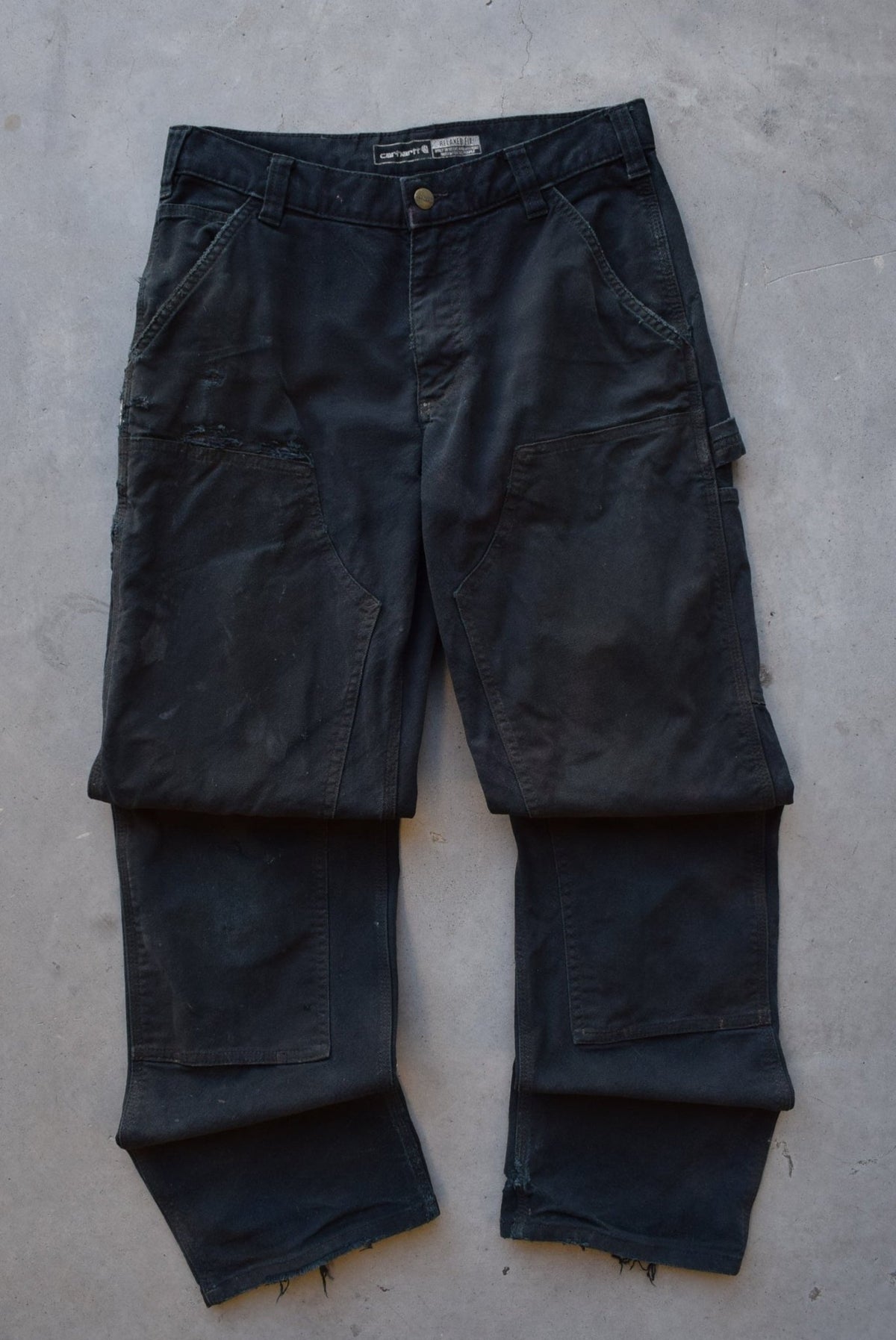 Carhartt Black Double-Knee Carpenter Pants — 2000s (30) - Retrospective Store