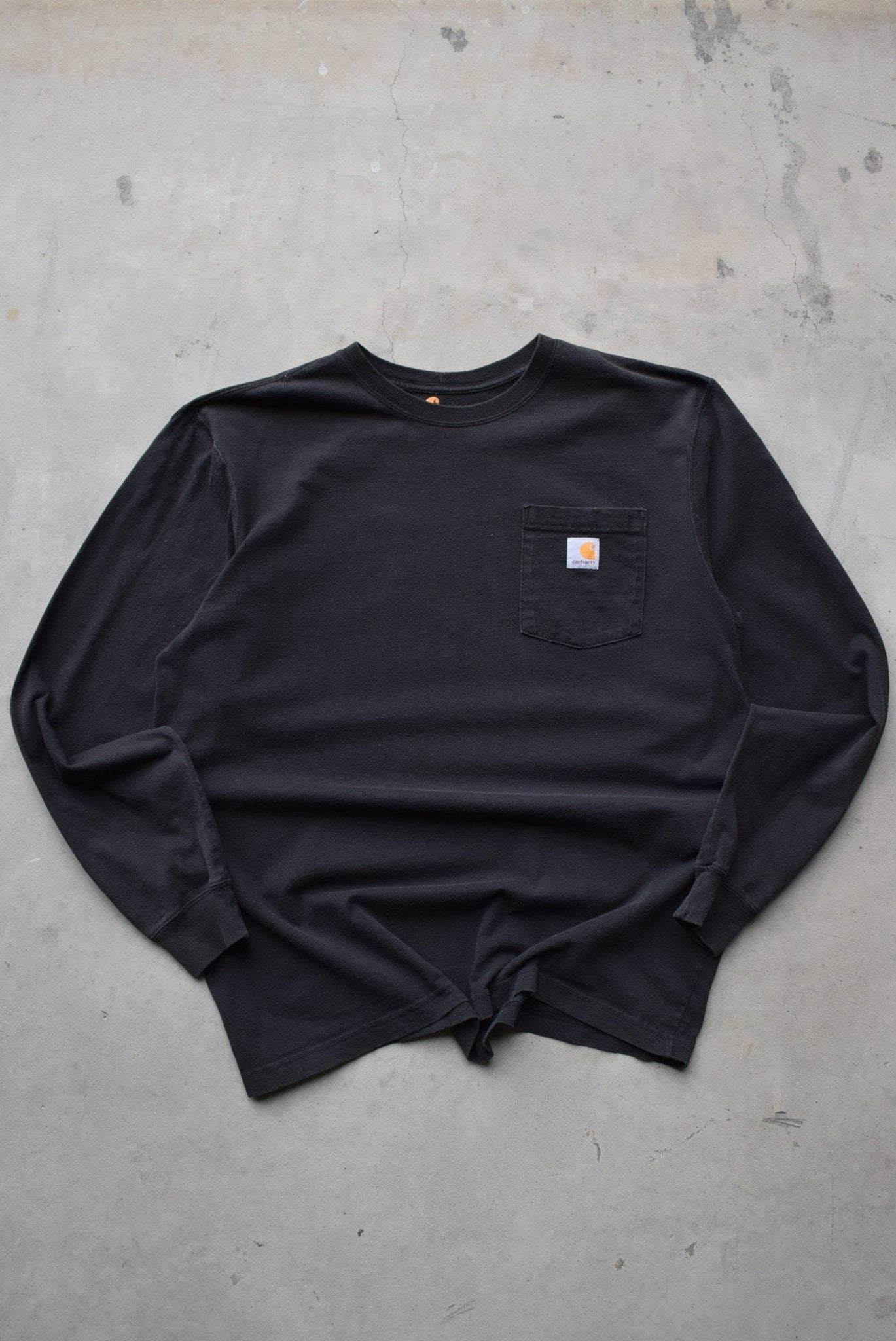 Carhartt Black Long Sleeve Pocket Tee — 2000s (XL) - Retrospective Store