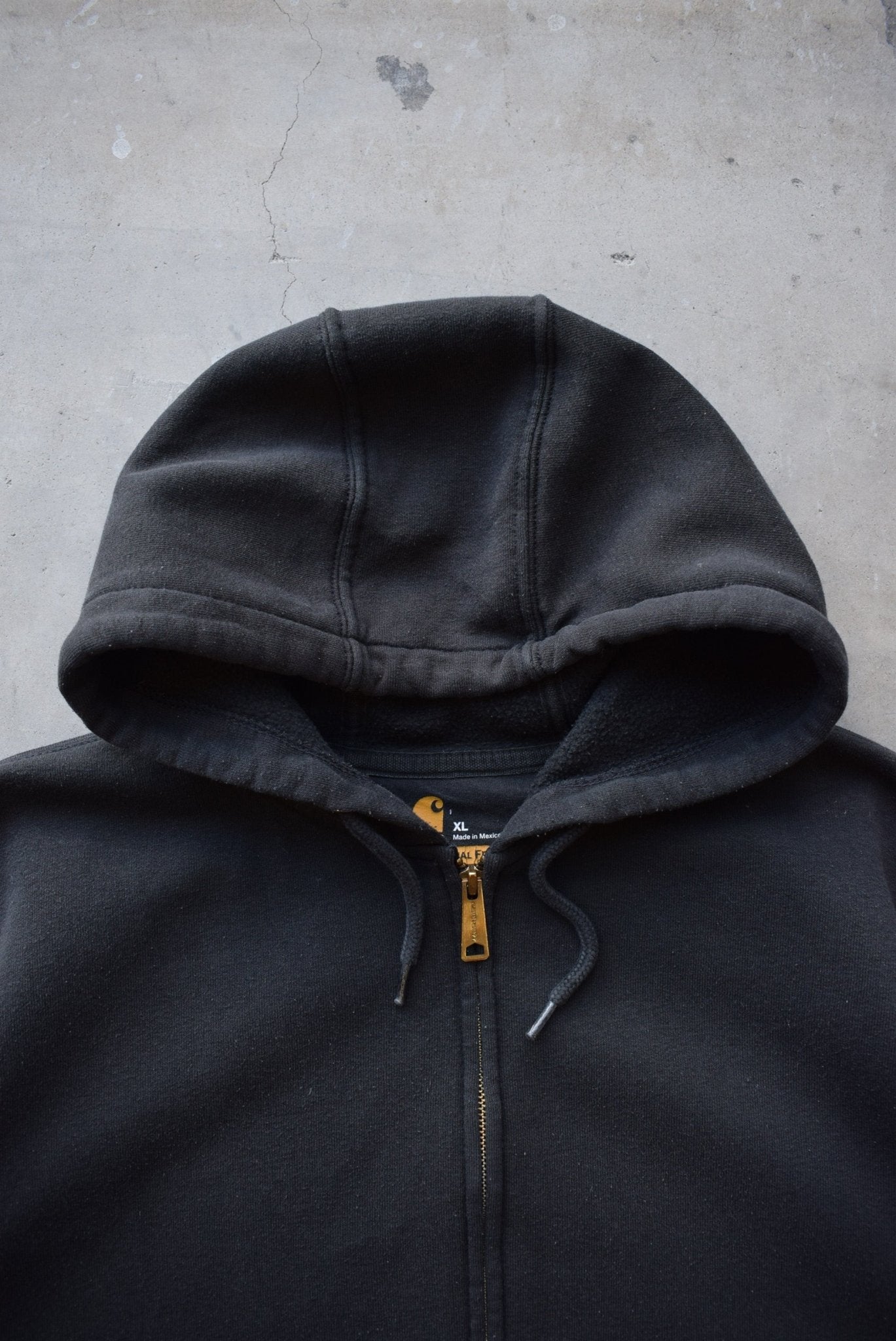 Carhartt Black Workwear Full-Zip Hoodie — 2000s (XL/XXL) - Retrospective Store