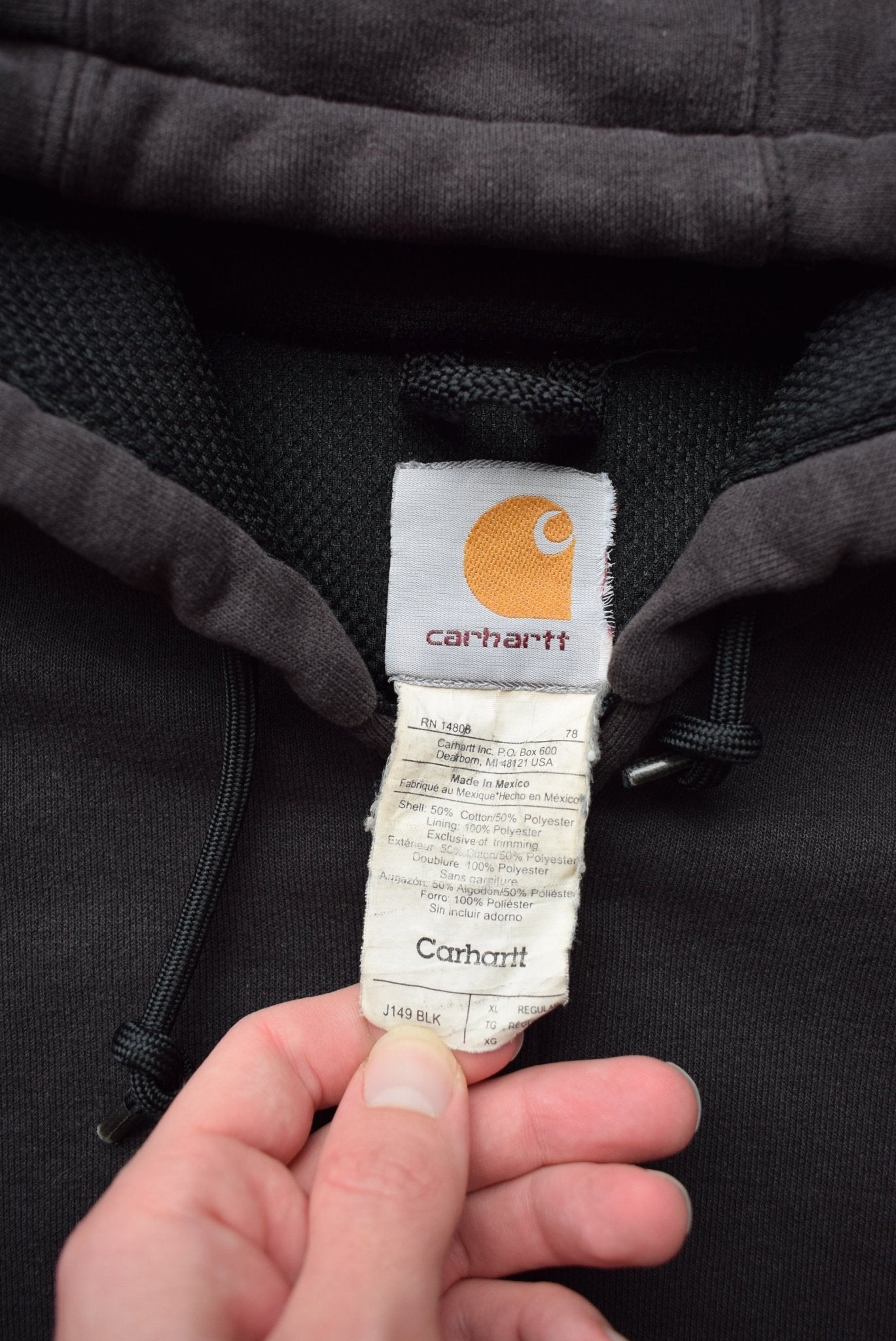 Carhartt Black Workwear Jacket — 2000s (XL/XXL) - Retrospective Store