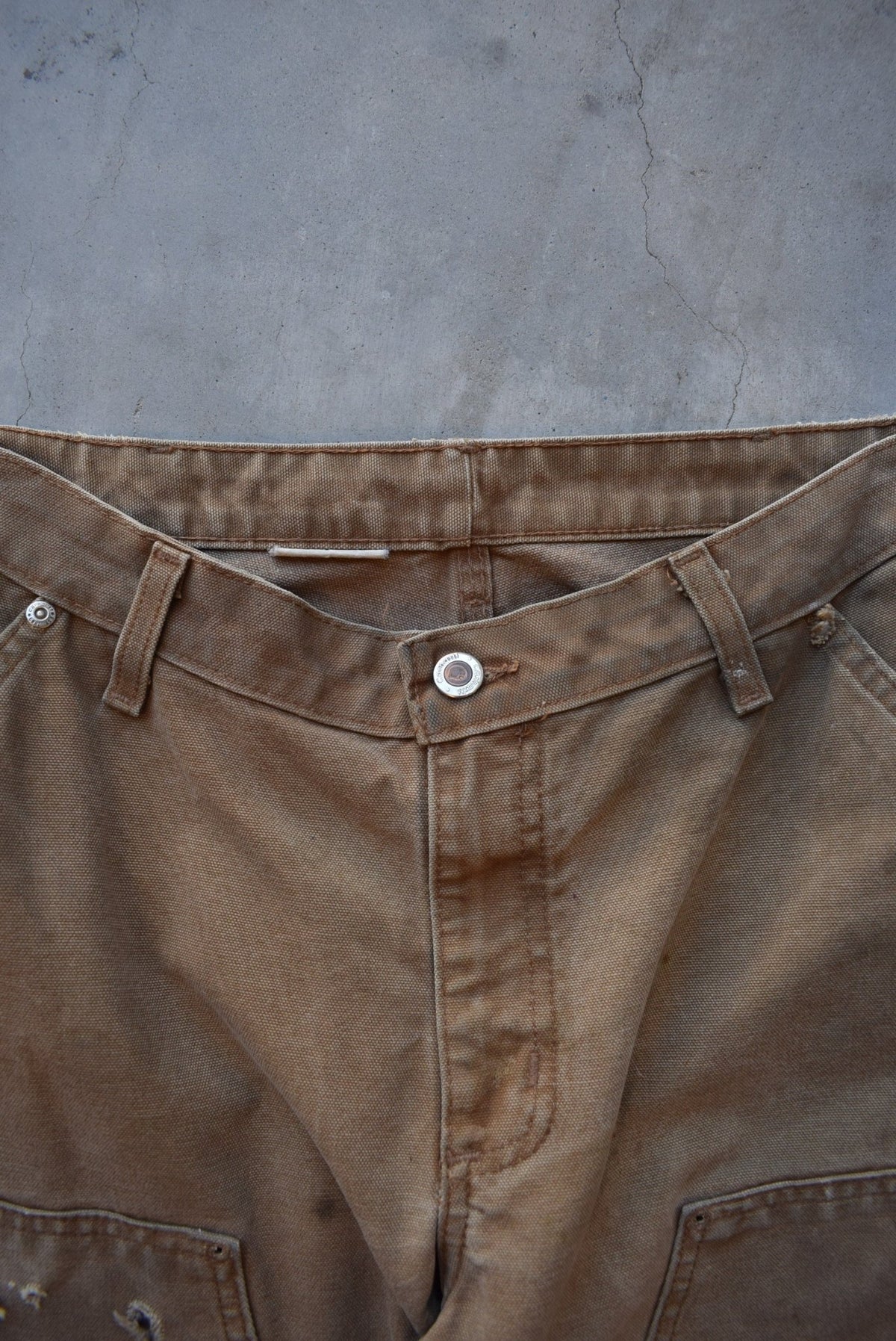 Carhartt Brown Double-Knee Carpenter Pants — 2000s (34) - Retrospective Store