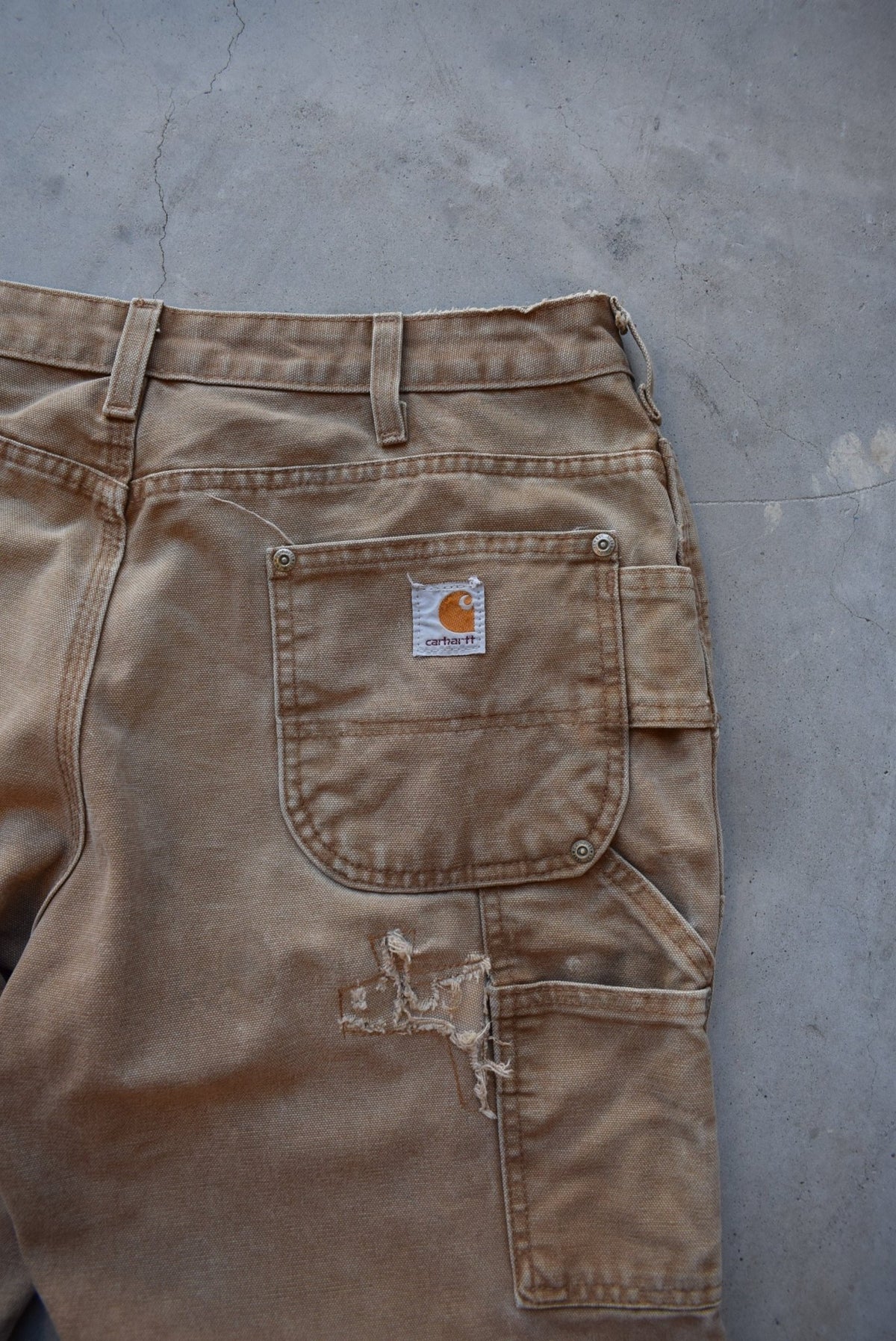 Carhartt Brown Double-Knee Carpenter Pants — 2000s (34) - Retrospective Store