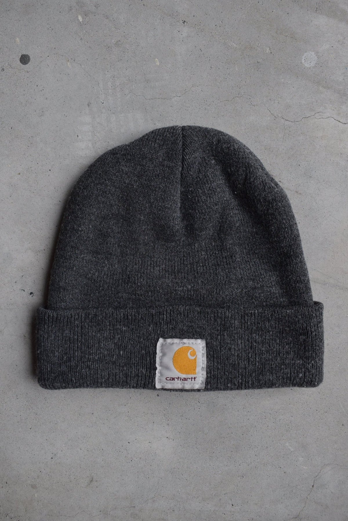 Carhartt Classic Logo Grey Beanie — 1990s - Retrospective Store