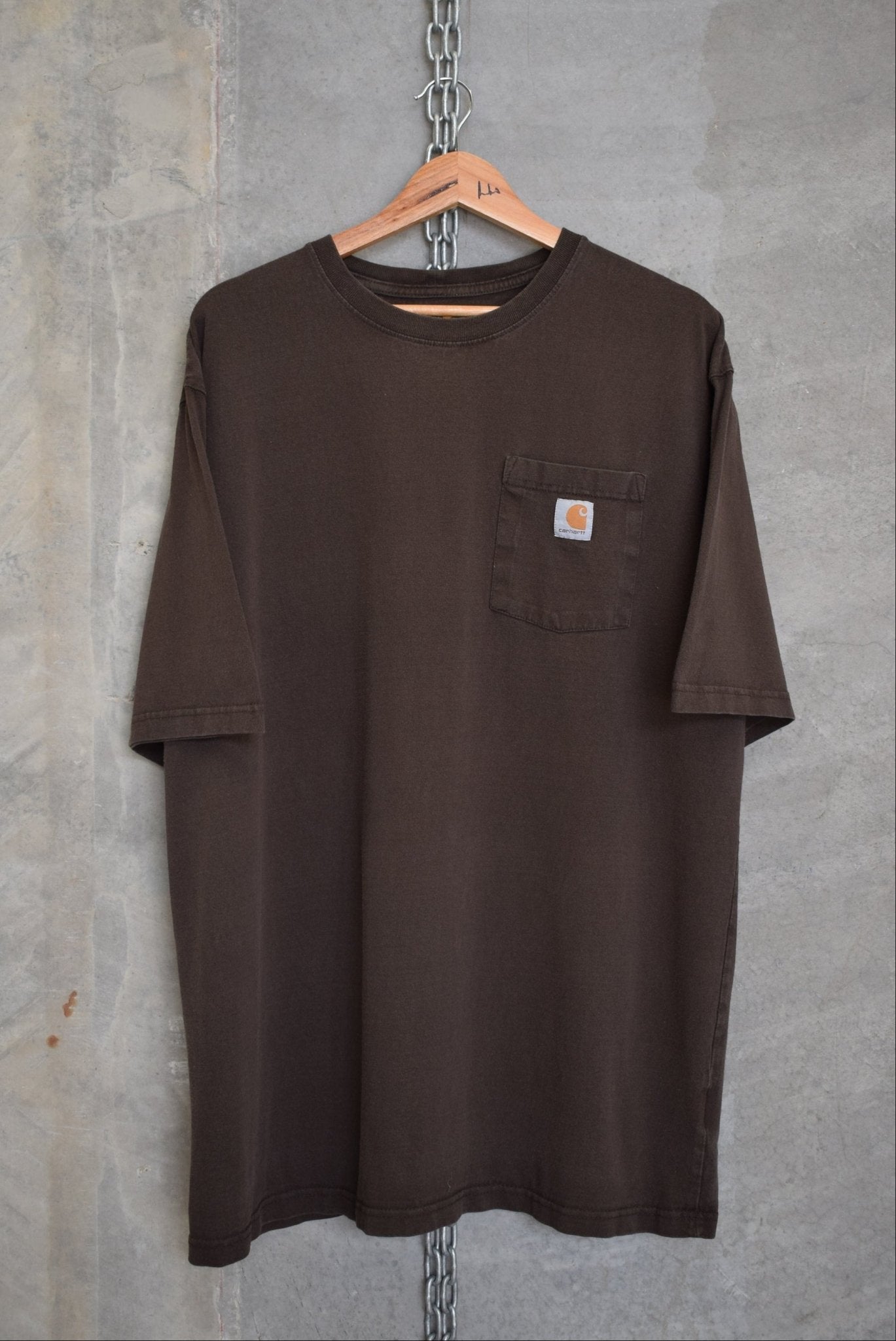 Carhartt Classic Logo Pocket Tee — 2000s (XXL) - Retrospective Store