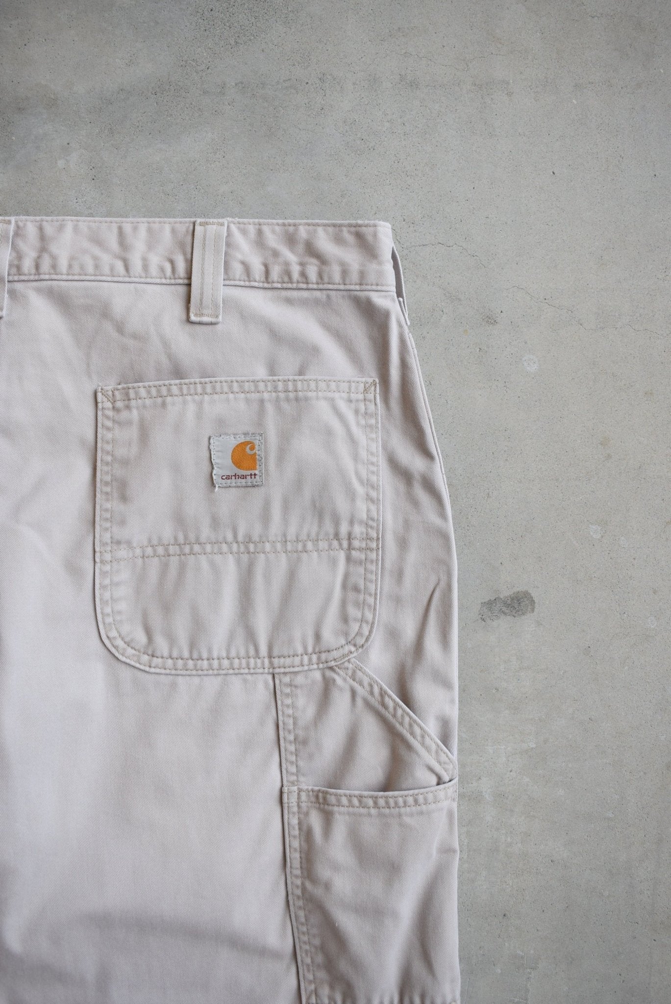 Carhartt Cream Carpenter Pants — 2000s (36) - Retrospective Store
