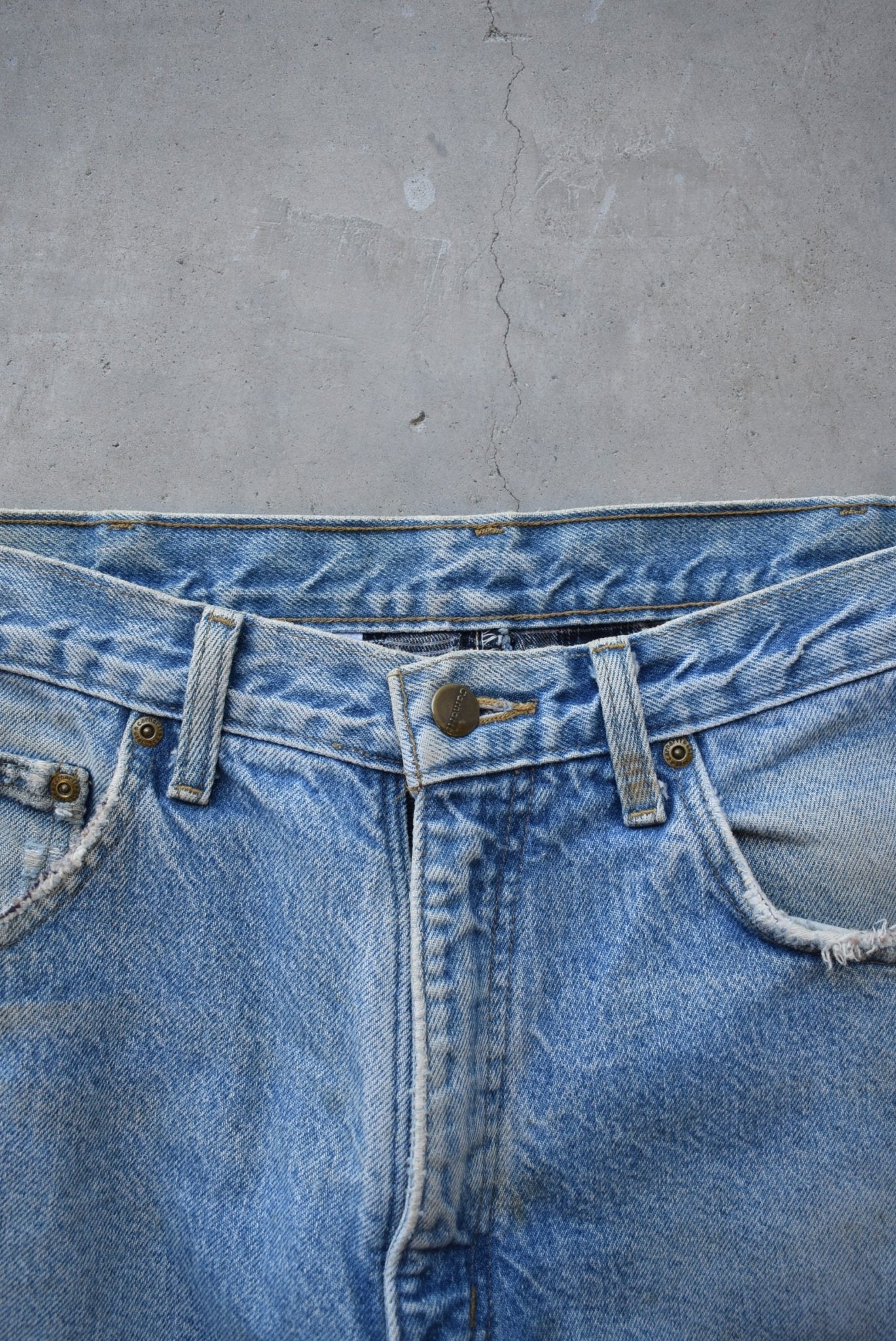 Carhartt Denim Flannel-Lined Jeans — 2000s (33) - Retrospective Store