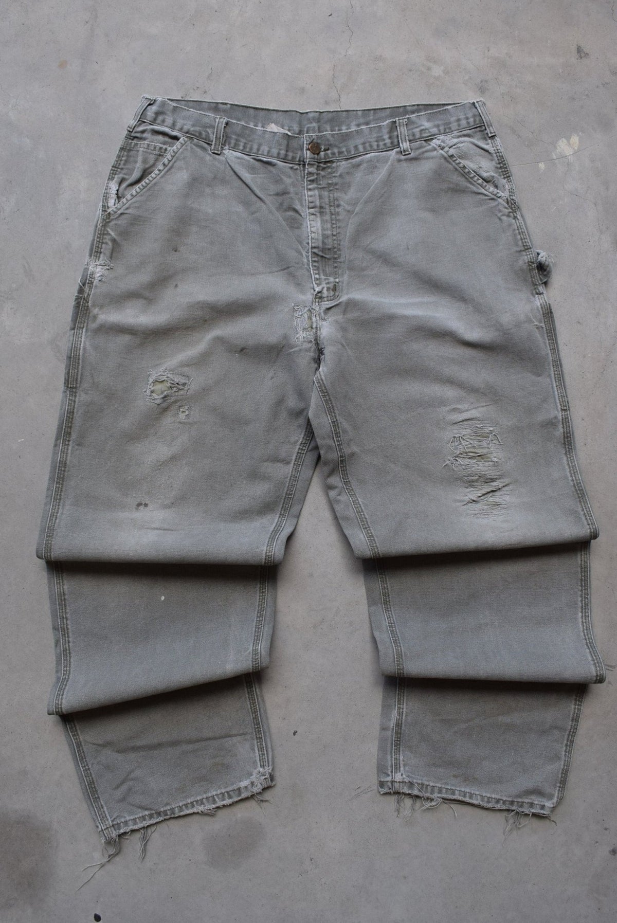 Carhartt Green Carpenter Pants — 1990s (40) - Retrospective Store