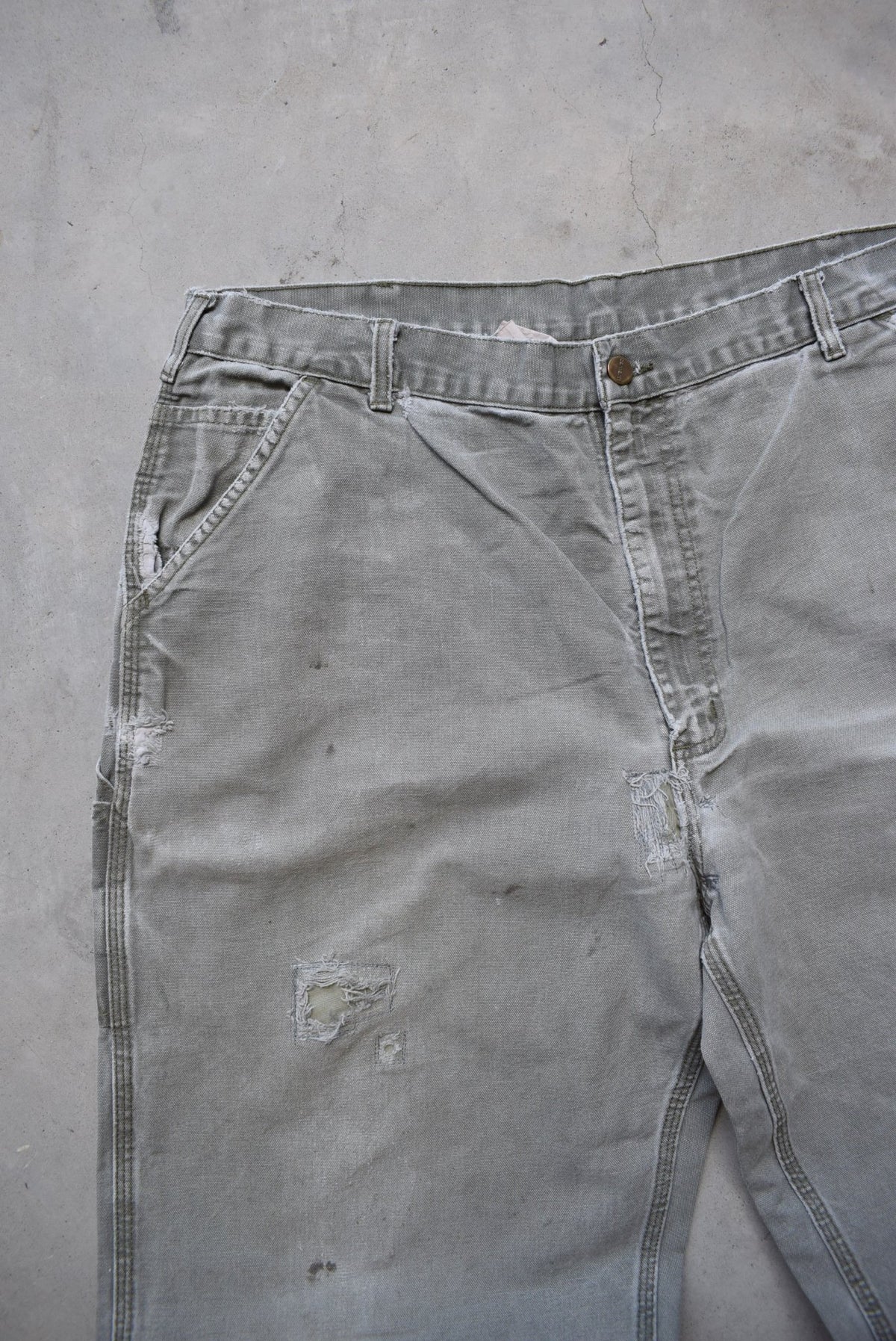 Carhartt Green Carpenter Pants — 1990s (40) - Retrospective Store