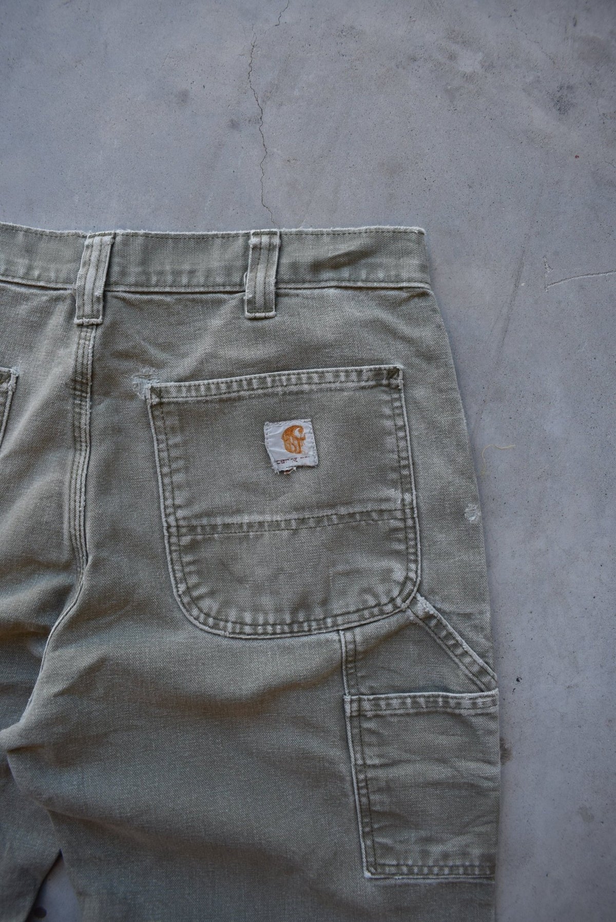 Carhartt Green Carpenter Pants — 2000s (34) - Retrospective Store