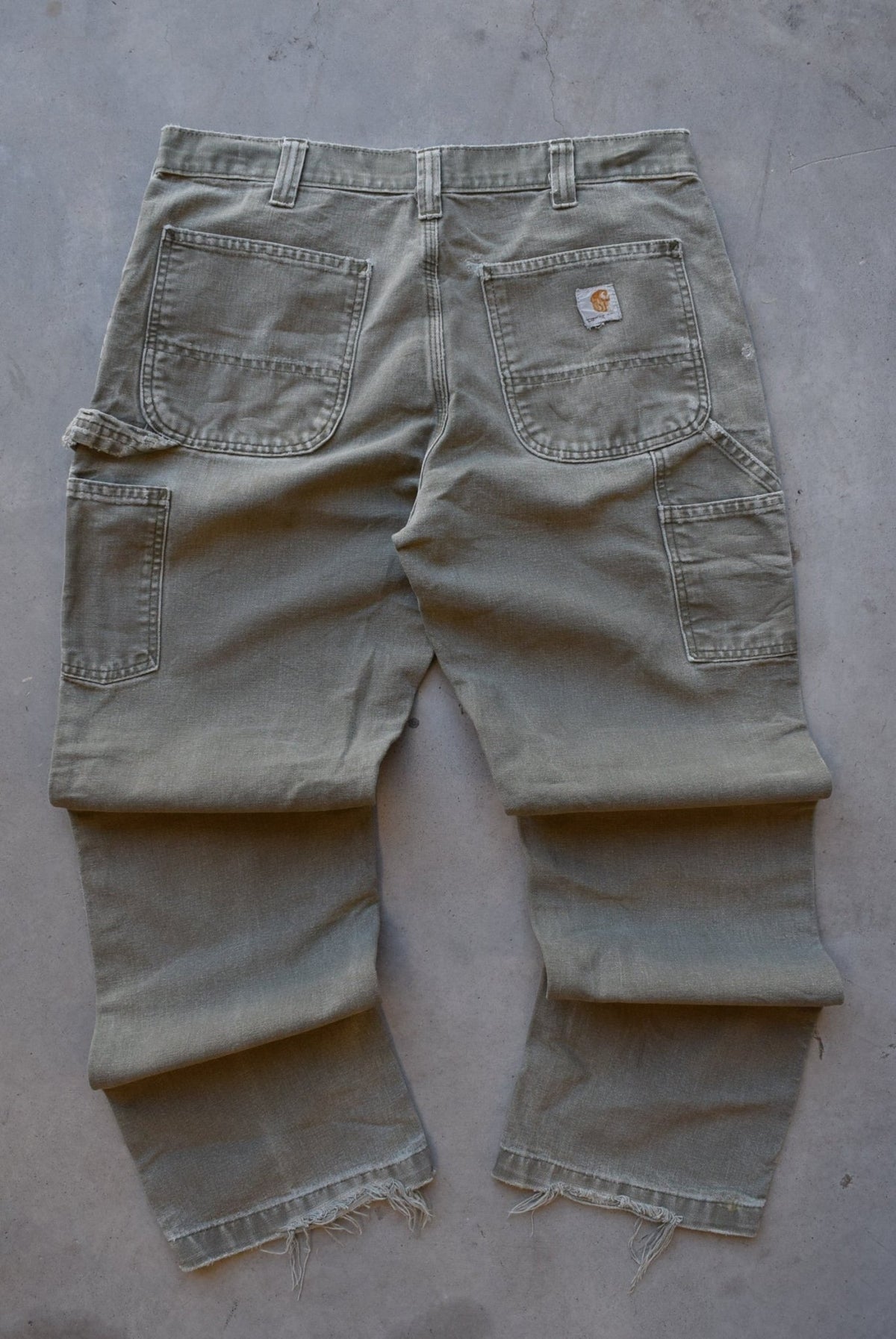 Carhartt Green Carpenter Pants — 2000s (34) - Retrospective Store