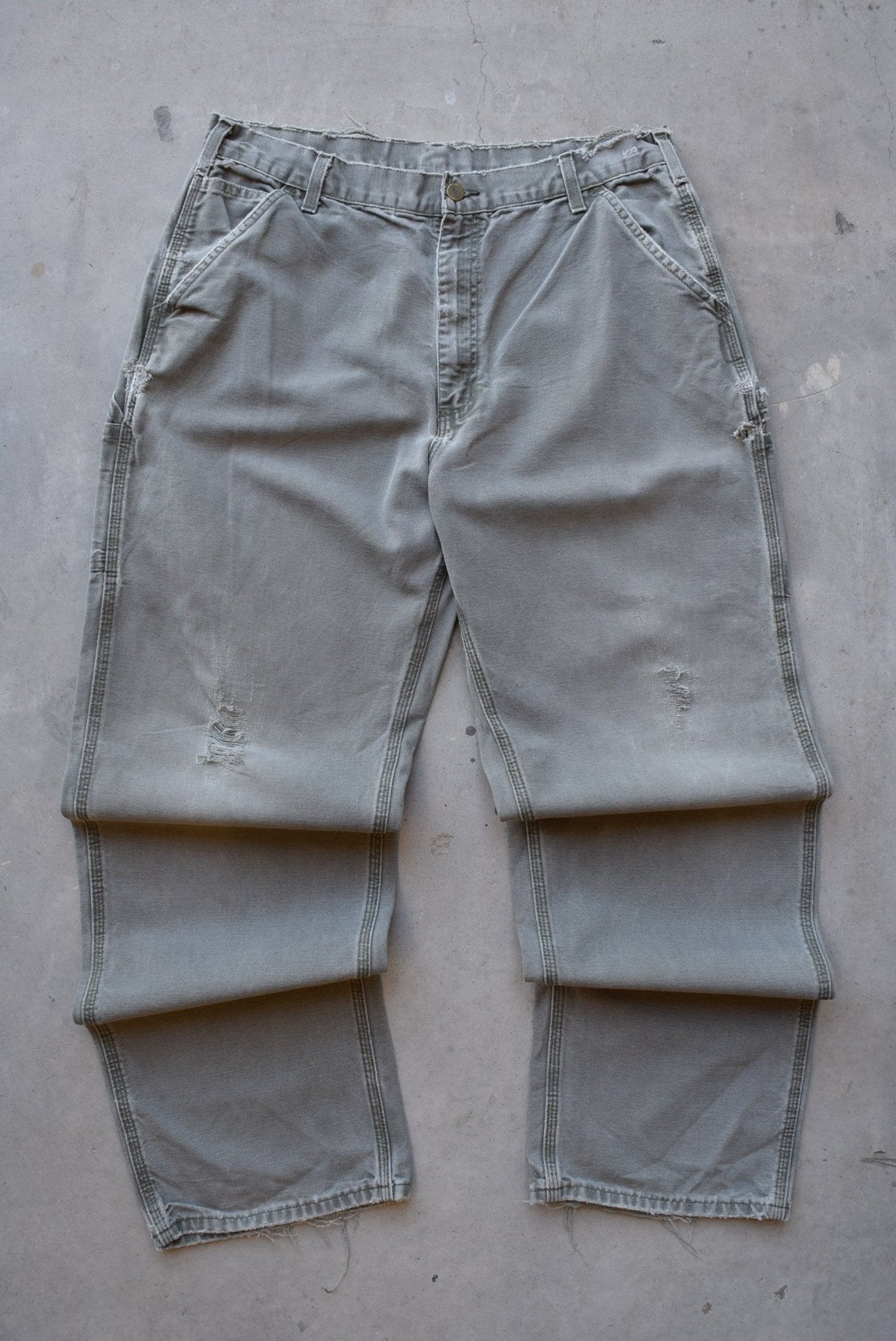 Carhartt Green Carpenter Pants — 2000s (36) - Retrospective Store