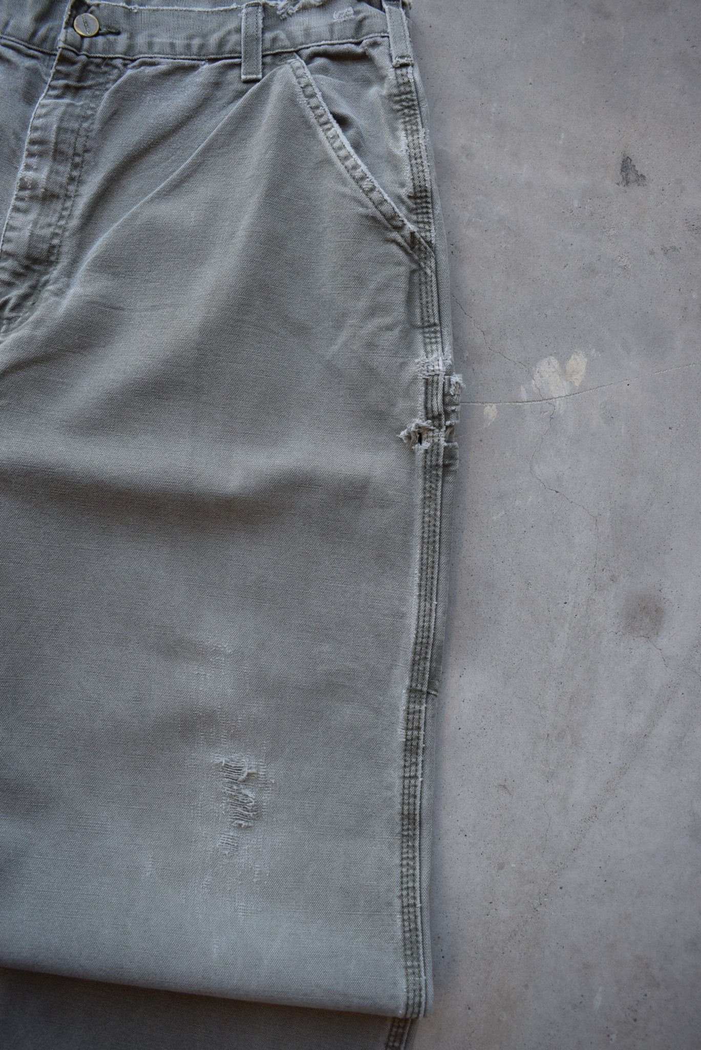 Carhartt Green Carpenter Pants — 2000s (36) - Retrospective Store