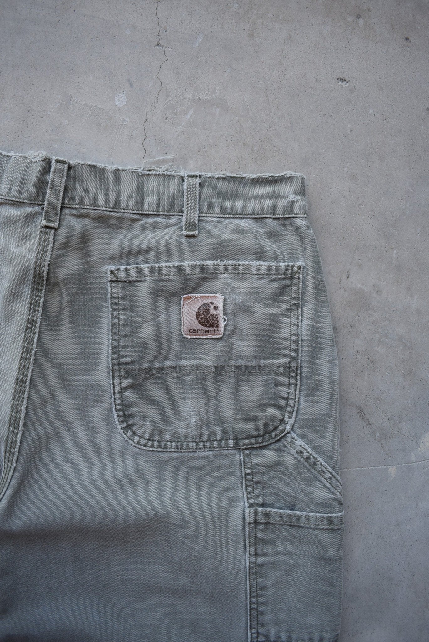 Carhartt Green Carpenter Pants — 2000s (36) - Retrospective Store