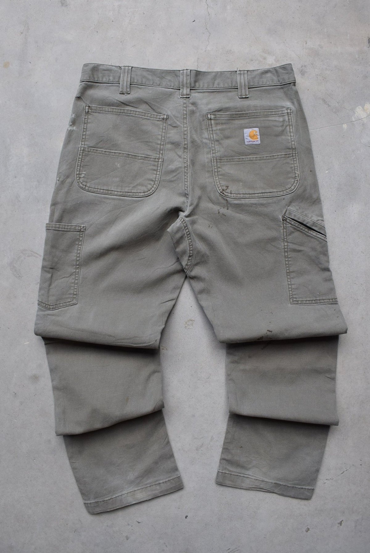 Carhartt Green Double-Knee Carpenter Pants — 2000s (34) - Retrospective Store