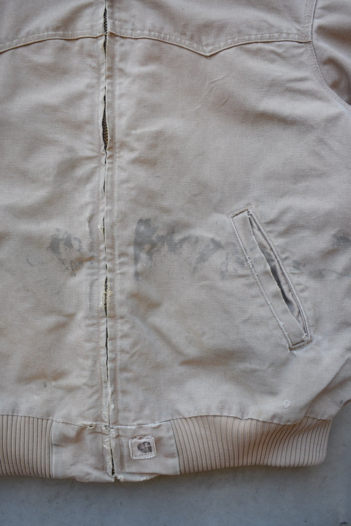 Carhartt 'Santa Fe' Tan Workwear Heavyweight Jacket — 1990s (XL) - Retrospective Store
