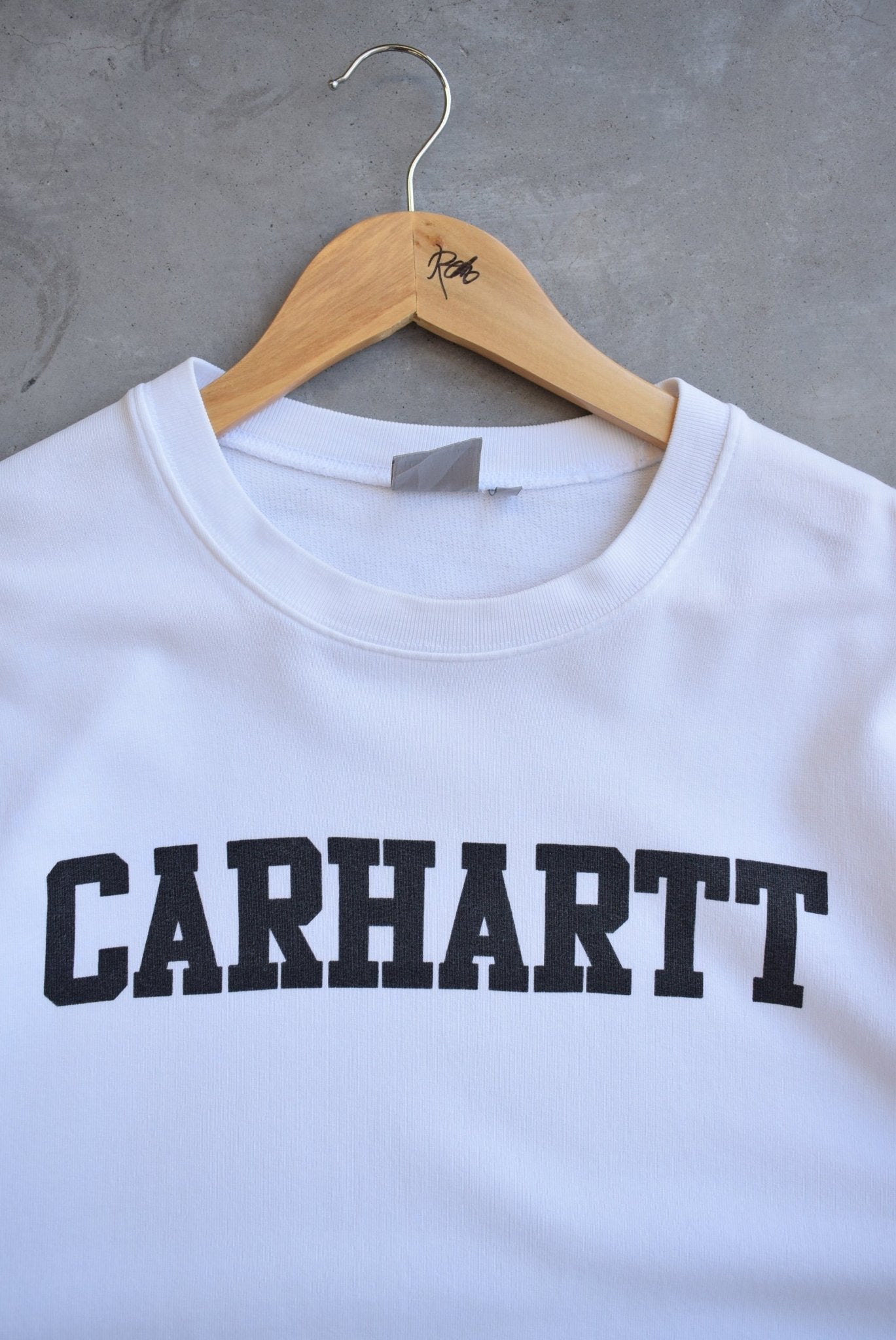Carhartt Spellout Lightweight Crewneck — 2000s (M) - Retrospective Store