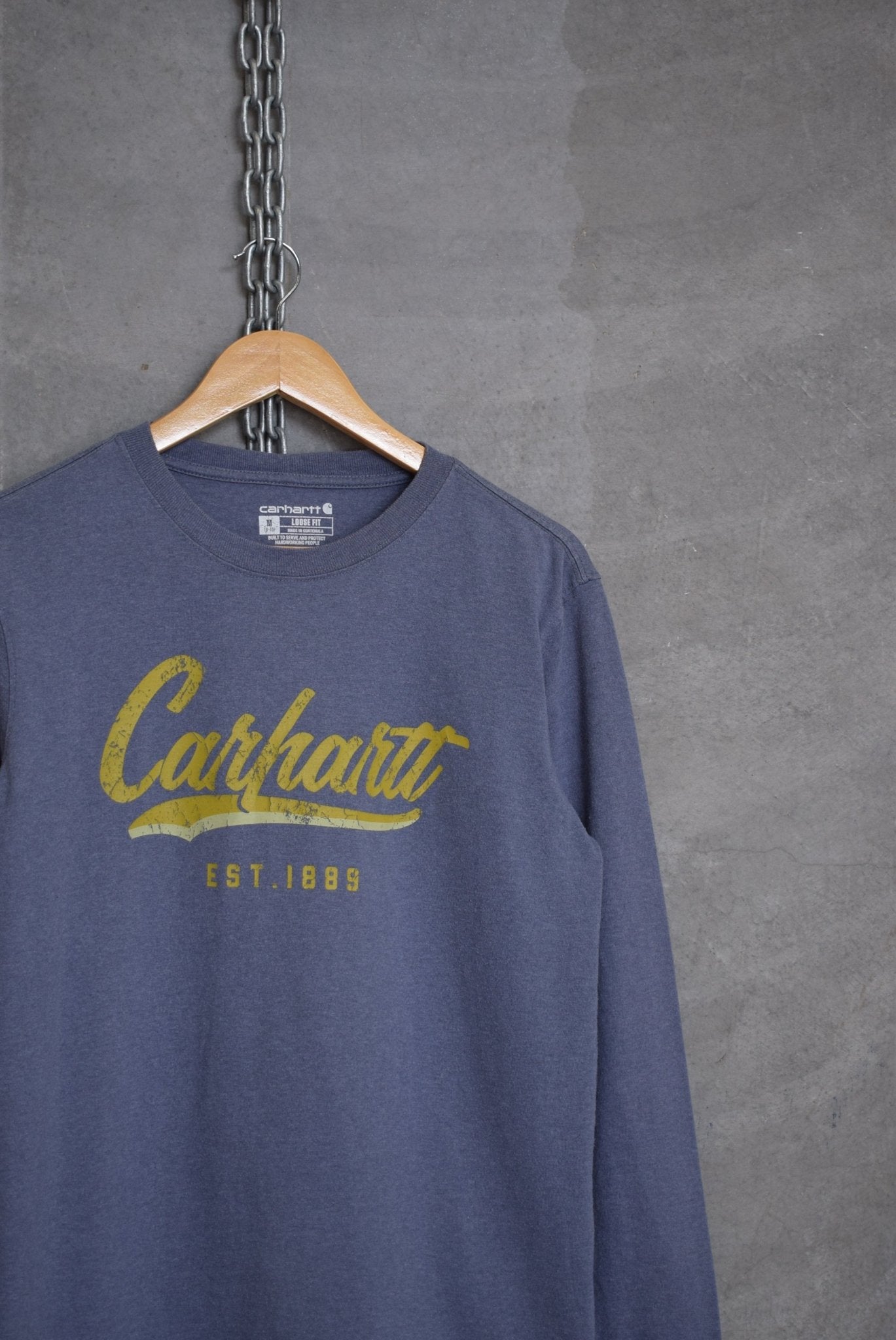 Carhartt Spellout Long Sleeve Tee — 2000s (S/M) - Retrospective Store