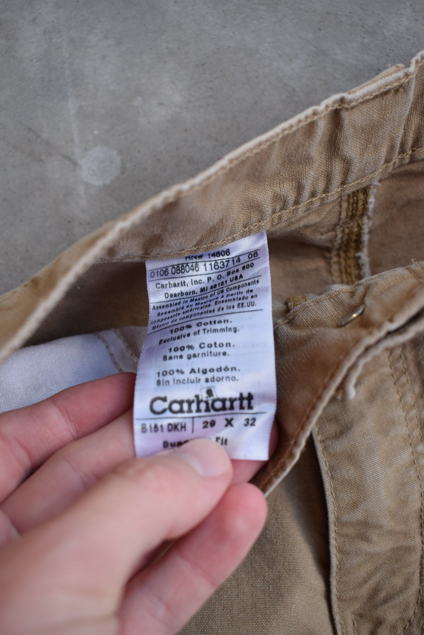 Carhartt Tan Carpenter Pants — 2000s (29) - Retrospective Store