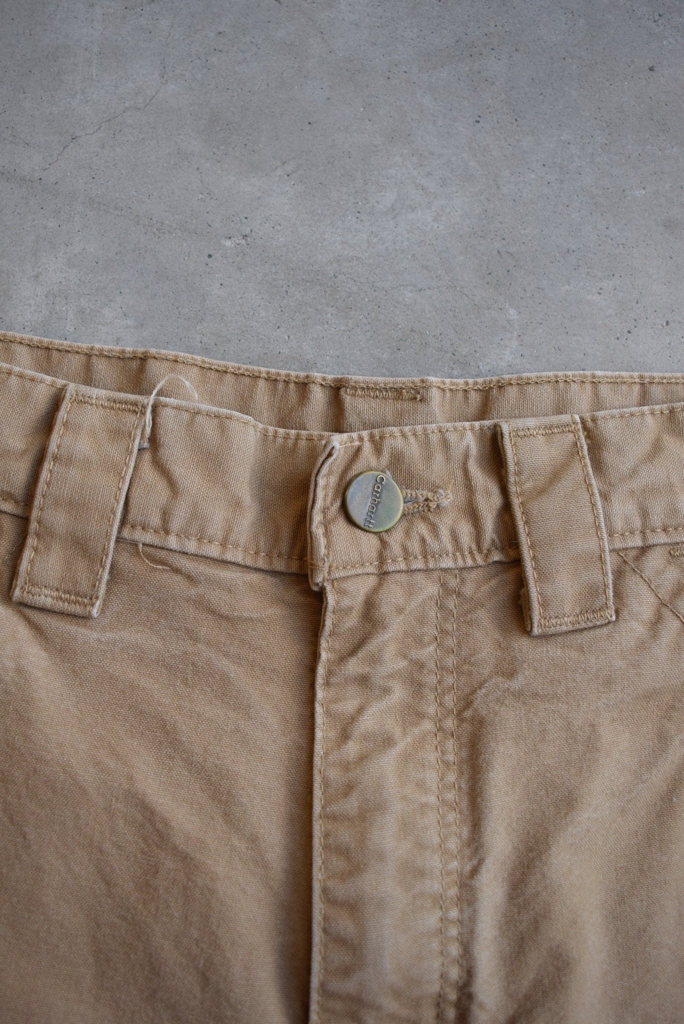 Carhartt Tan Carpenter Pants — 2000s (29) - Retrospective Store